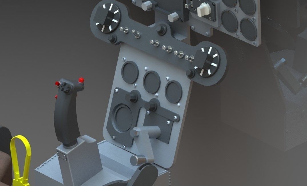 F4 Phantom Hight definition work  Cockpit  3D print model_13
