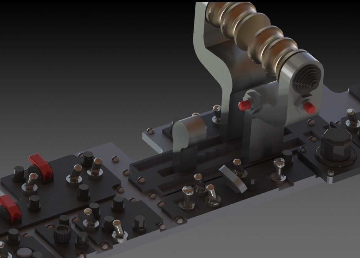 F4 Phantom Hight definition work  Cockpit  3D print model_25