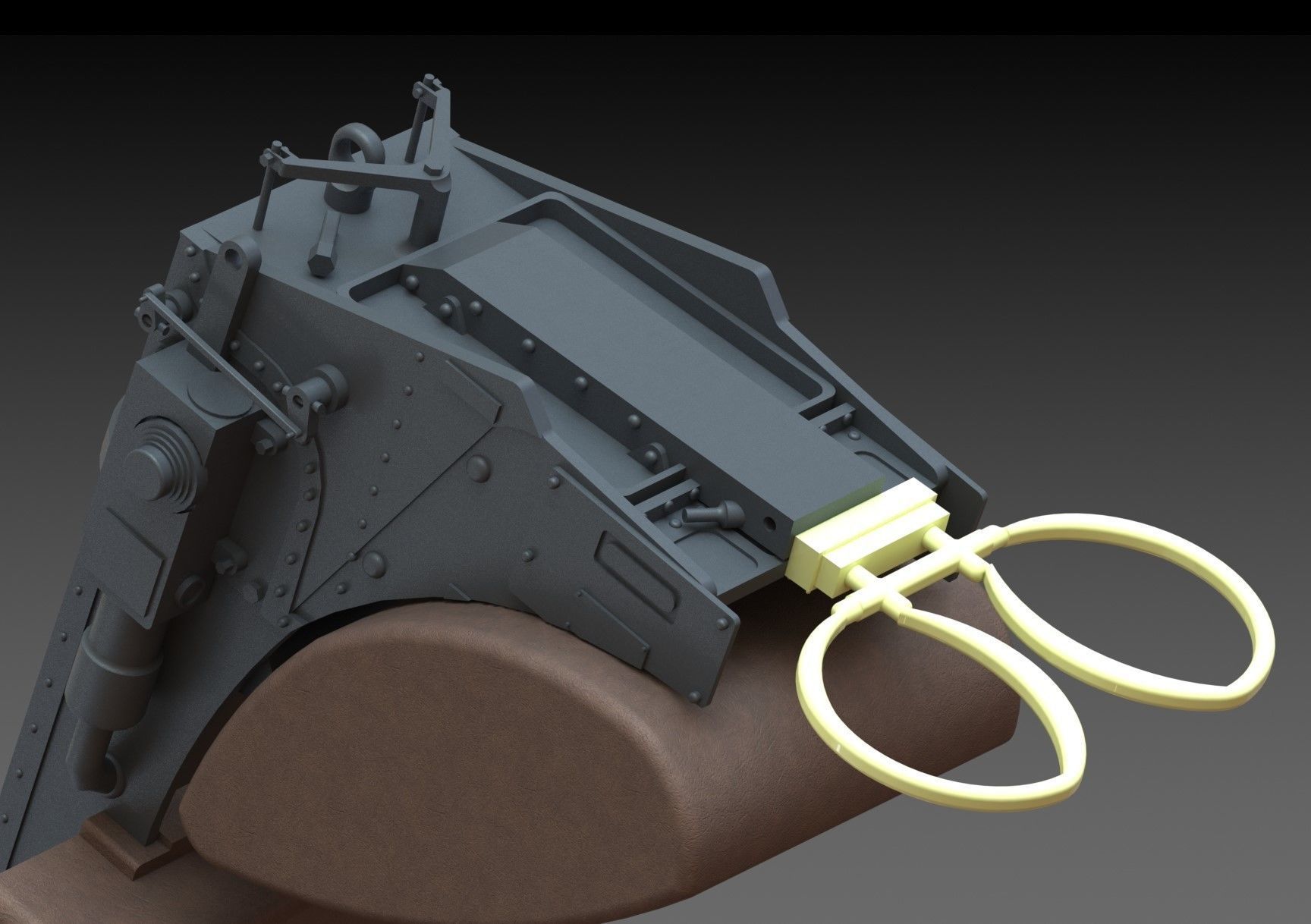 F4 Phantom Hight definition work  Cockpit  3D print model_38