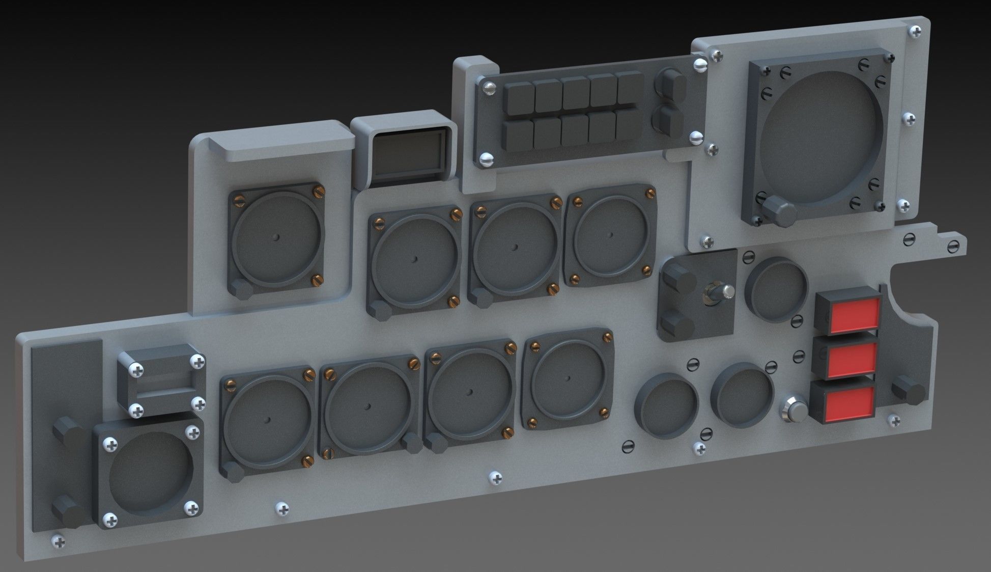 F4 Phantom Hight definition work  Cockpit  3D print model_15
