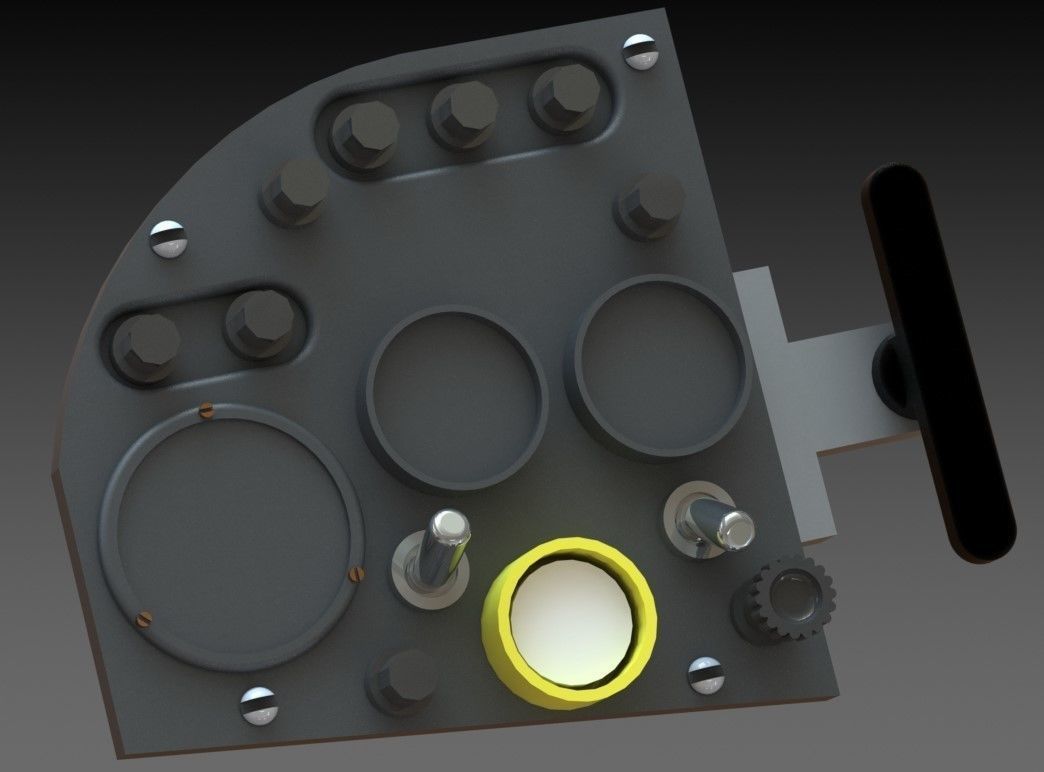 F4 Phantom Hight definition work  Cockpit  3D print model_28