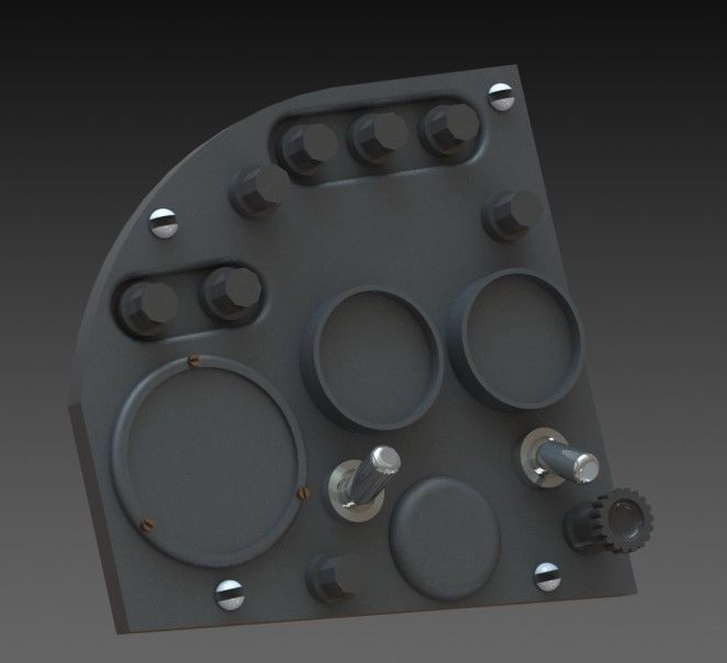 F4 Phantom Hight definition work  Cockpit  3D print model_26