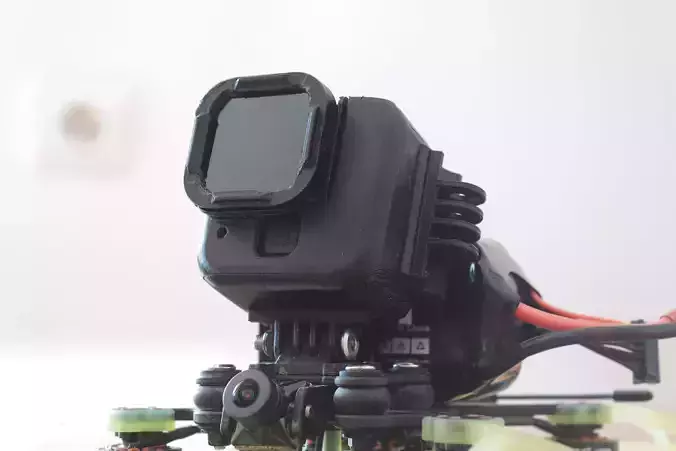 3D Mount vertical and horizontal Gopro hero 11 mini FPV drone 3D print model