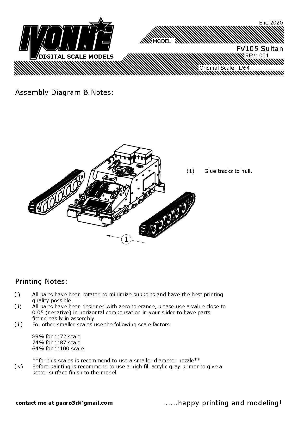 FV105 Sultan 3D print model_3