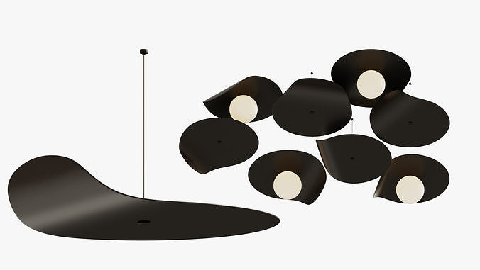 Ceiling Light Flow Kdln 3D model