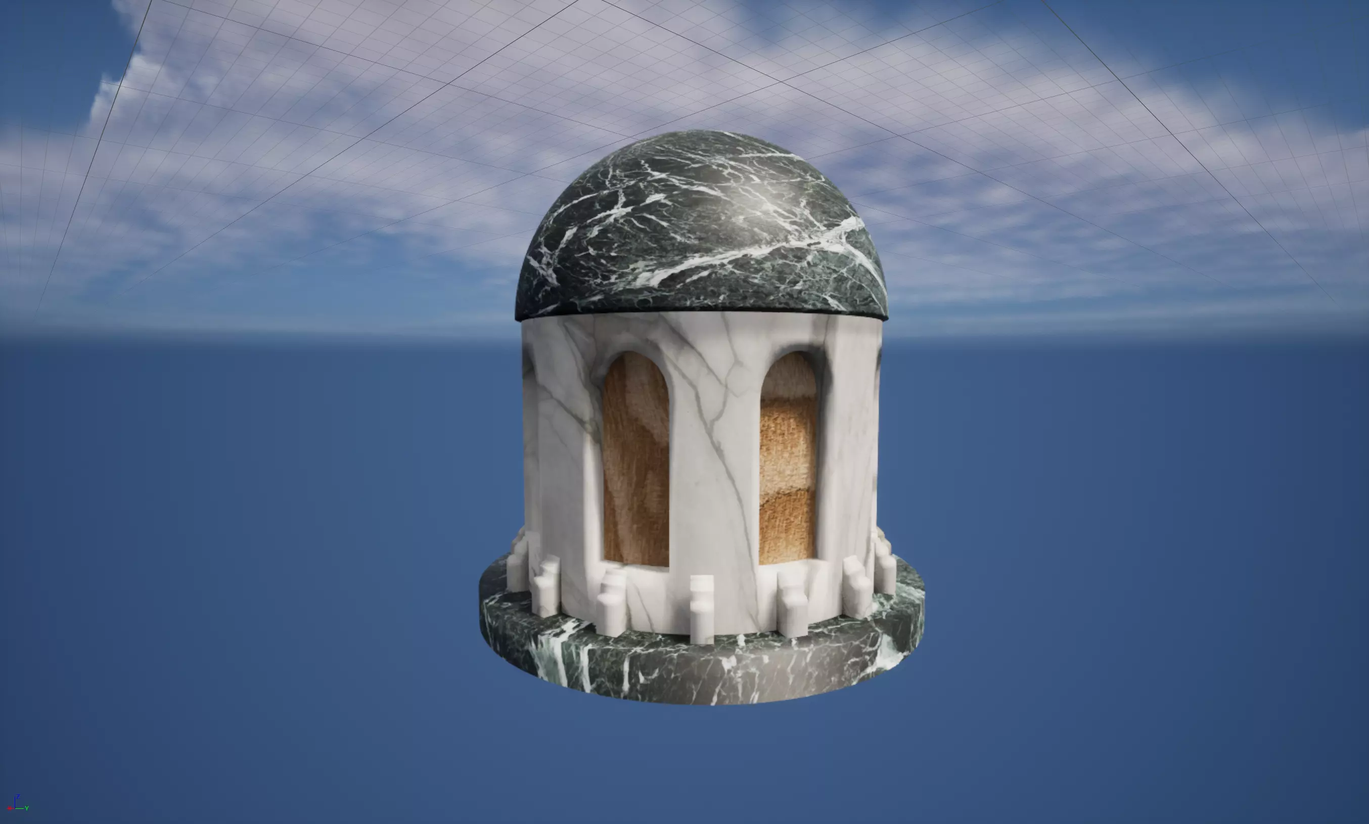 Dome Building 3D print model