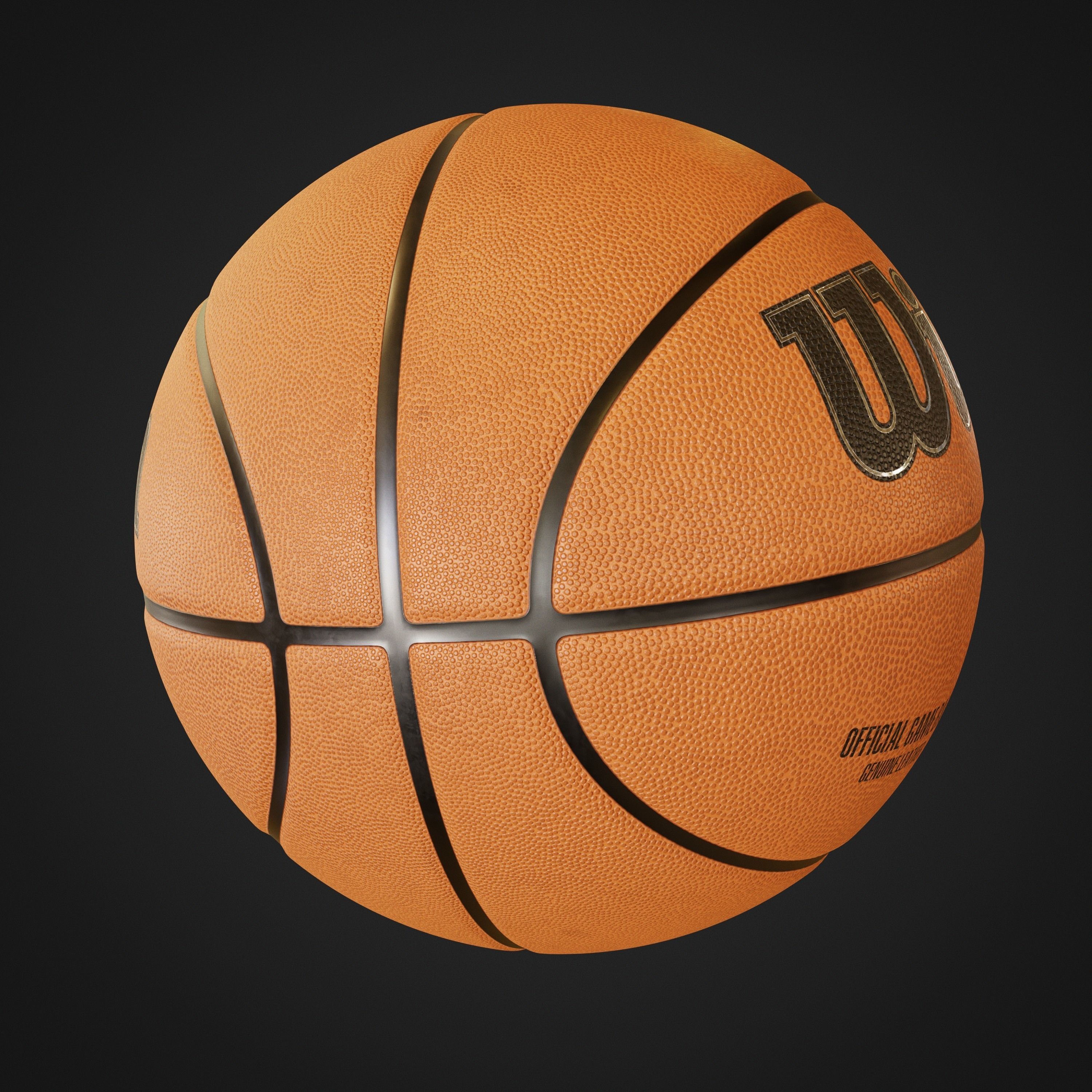 NBA Wilson Official Game basketball 2023 3D model_3
