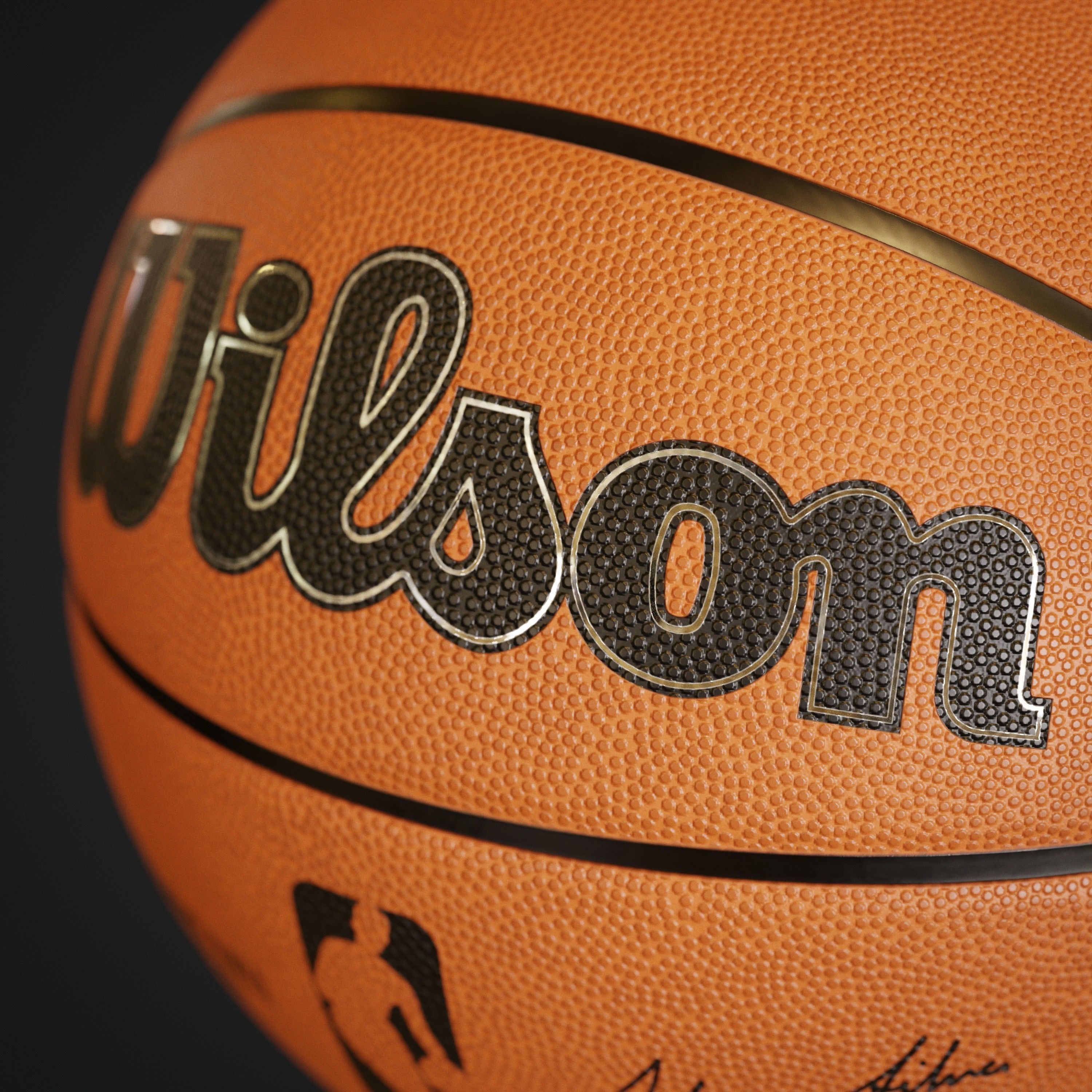 NBA Wilson Official Game basketball 2023 3D model_2