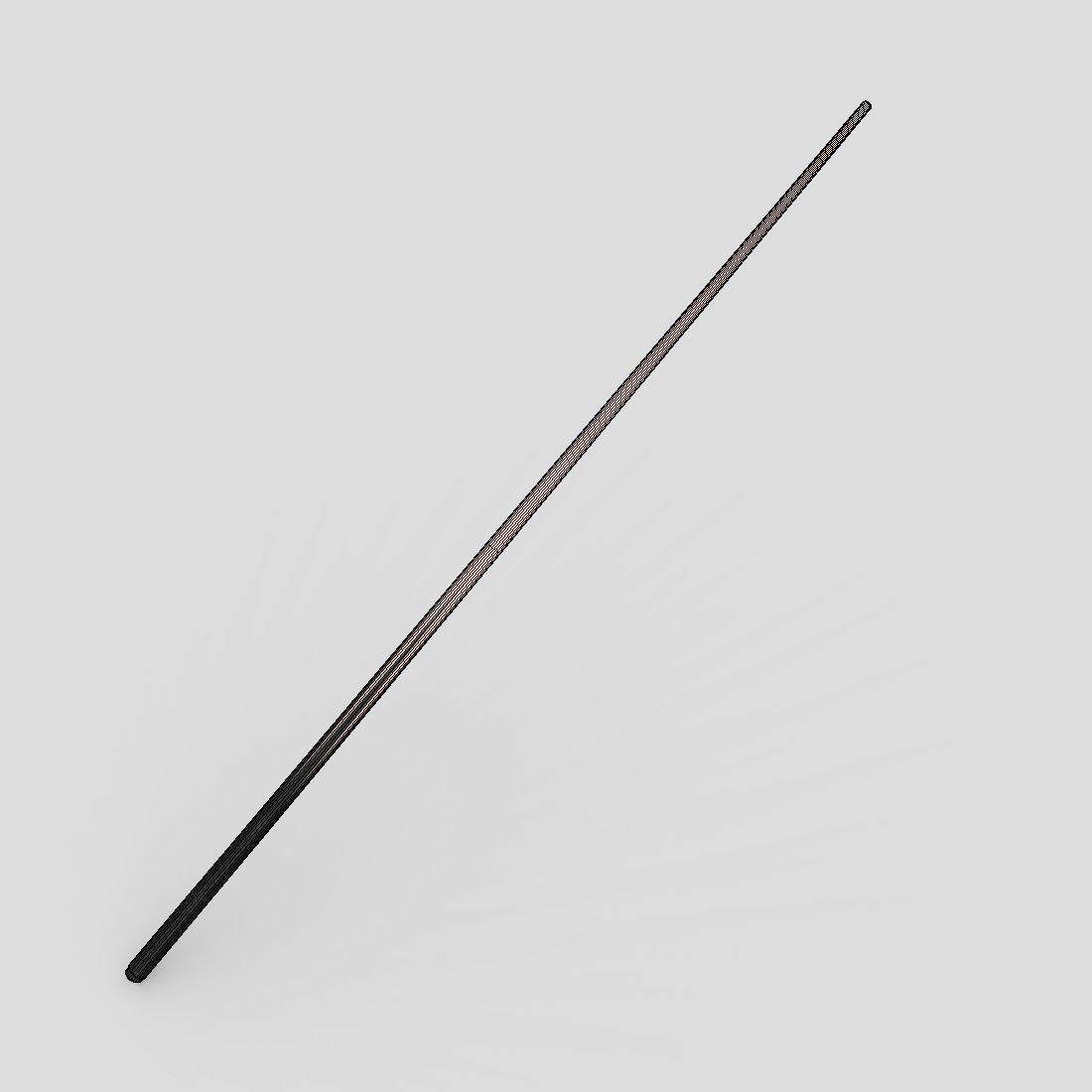 CC0 - Cue Stick Free low-poly 3D model_2