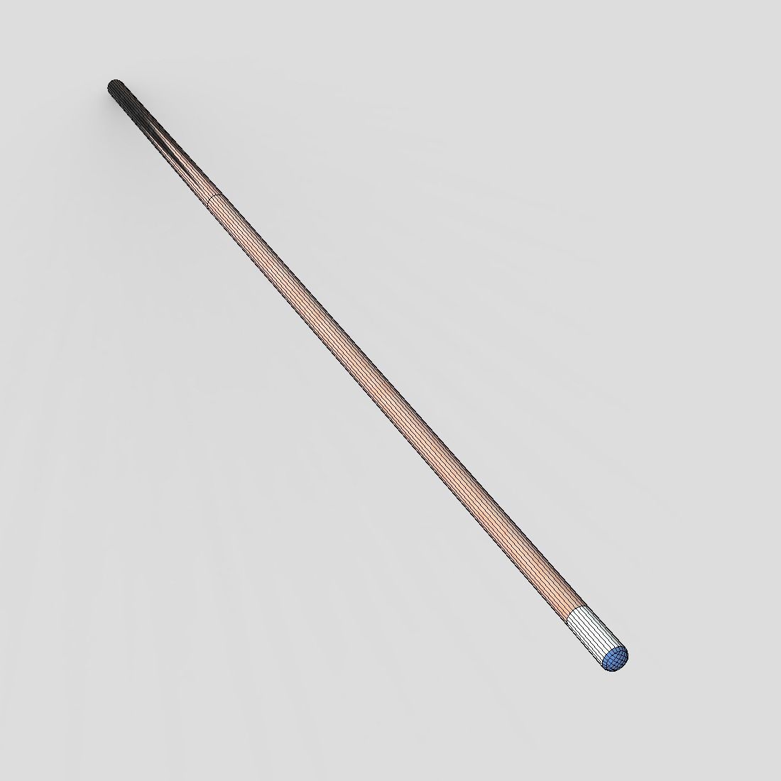 CC0 - Cue Stick Free low-poly 3D model_8