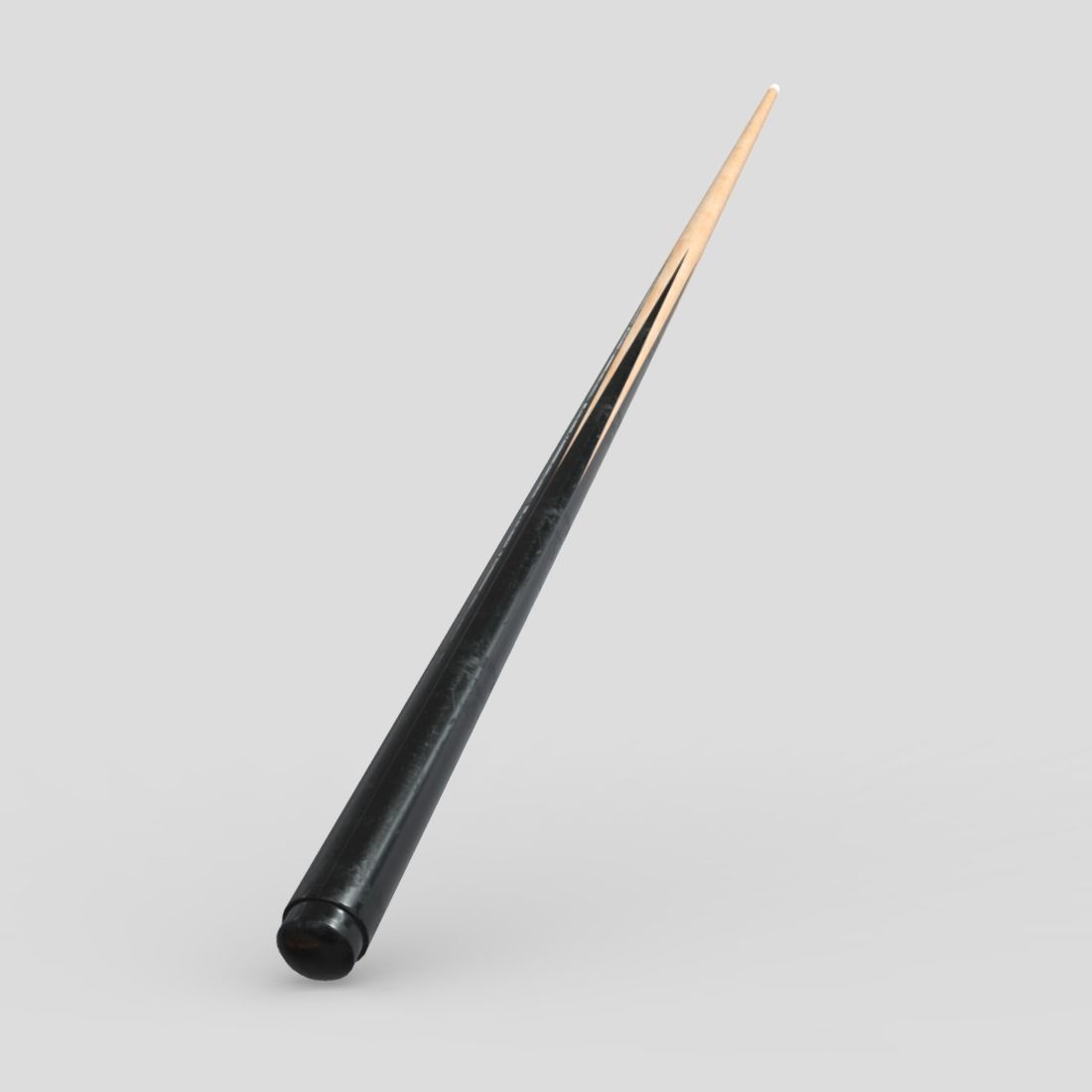 CC0 - Cue Stick Free low-poly 3D model_5
