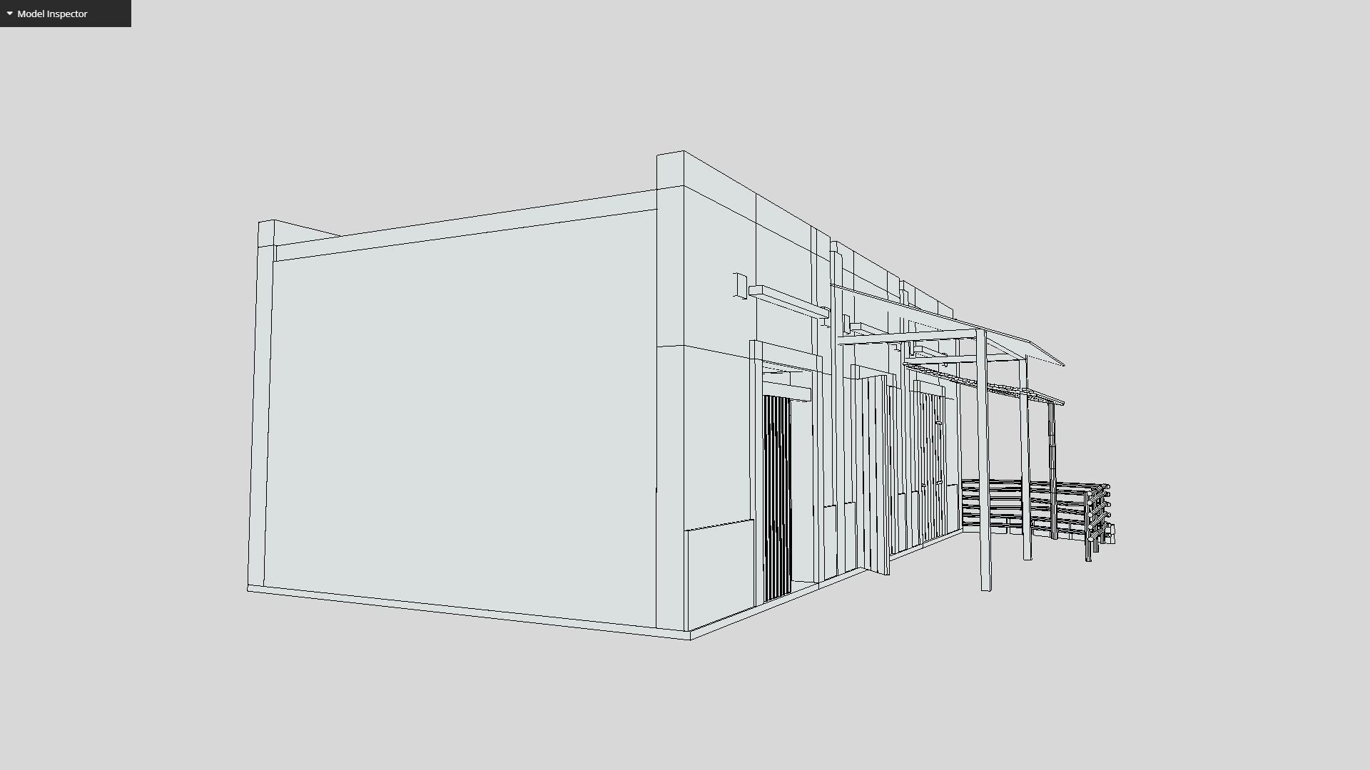 Small Building Low-poly 3D model_7