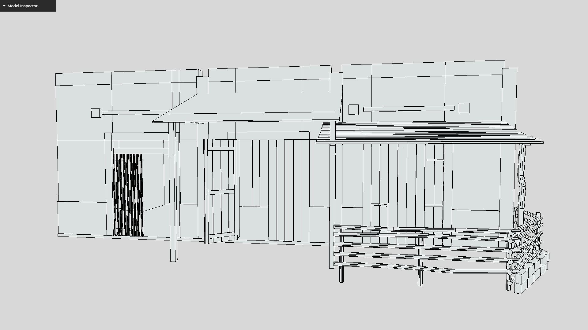 Small Building Low-poly 3D model_1
