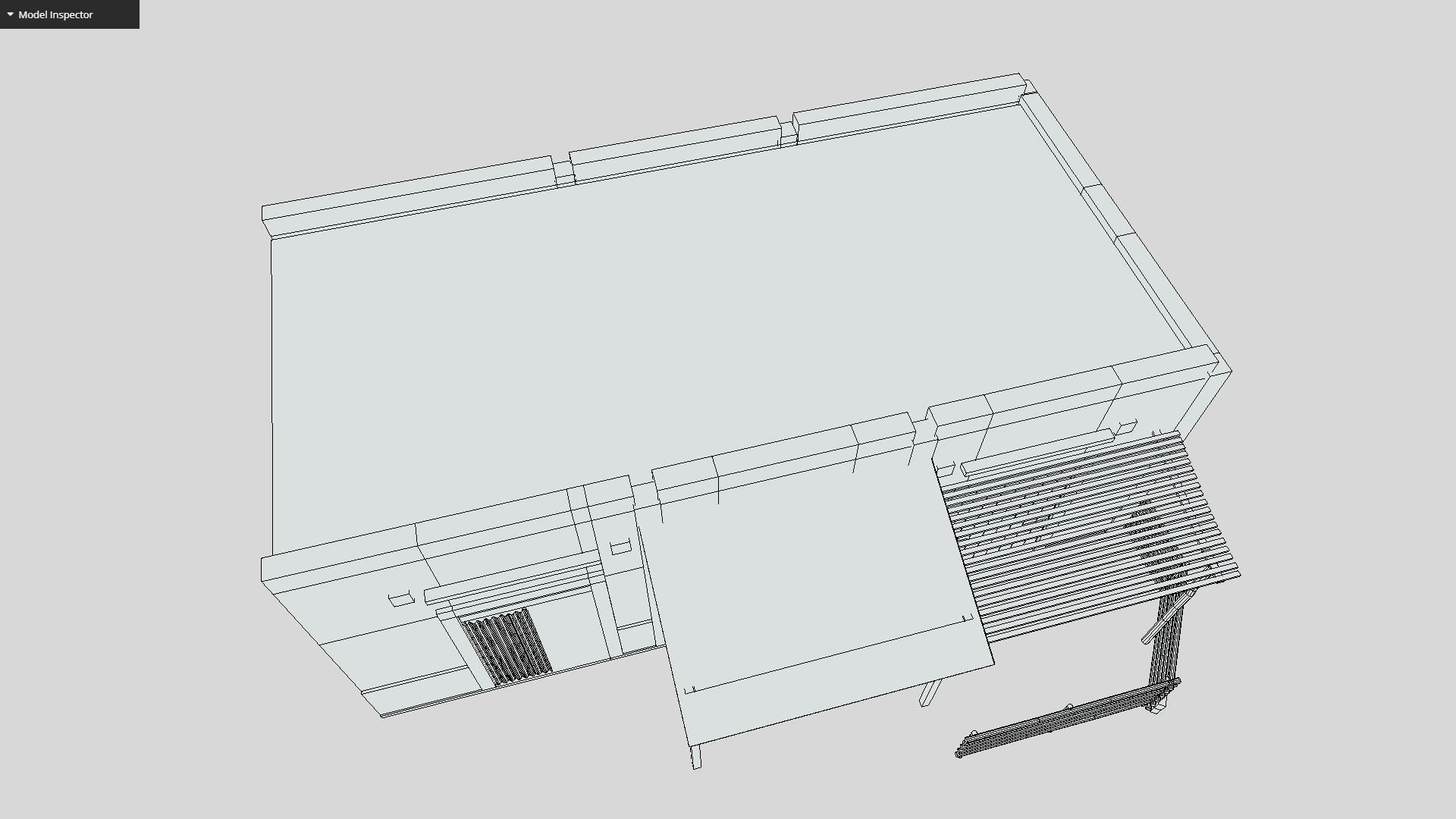 Small Building Low-poly 3D model_9