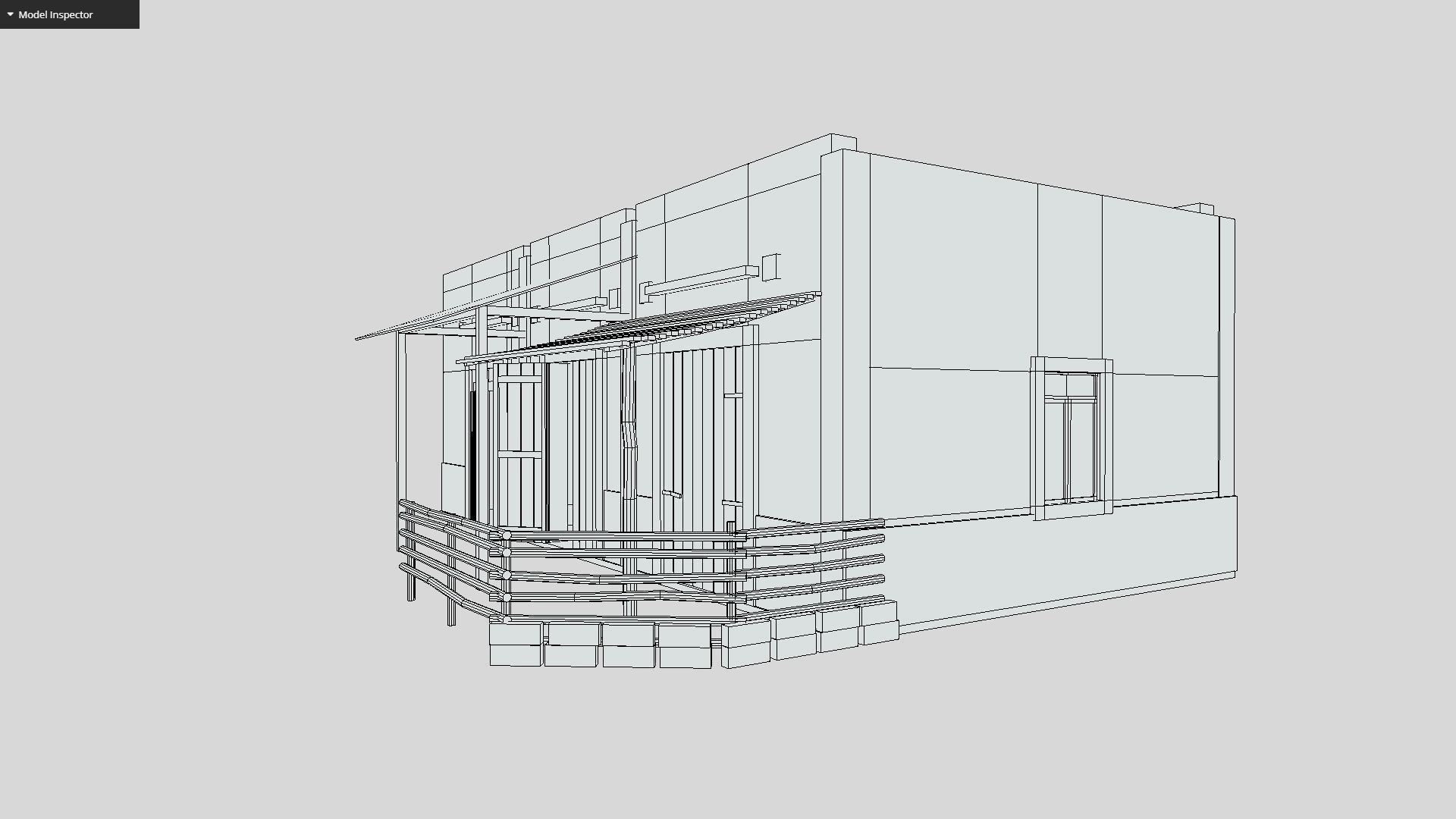 Small Building Low-poly 3D model_11