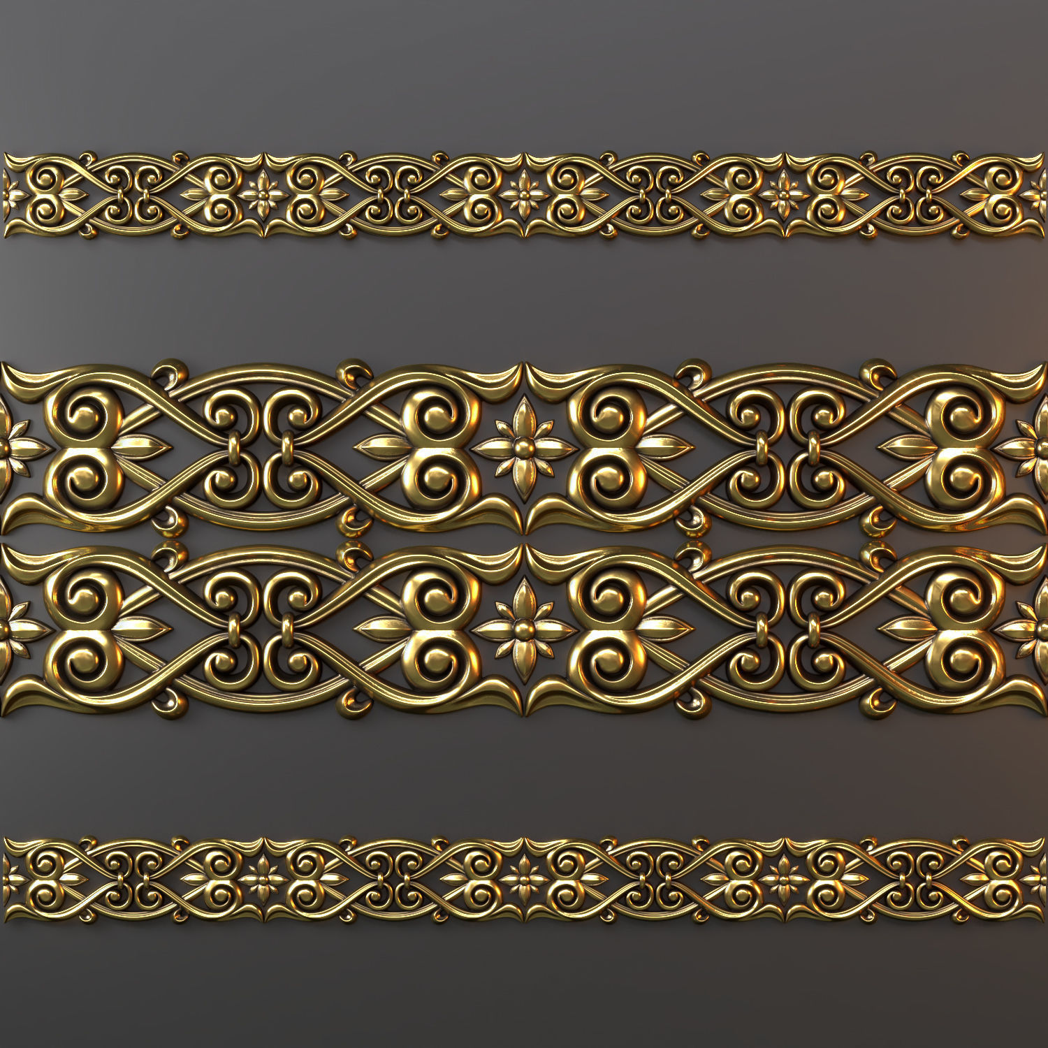 Oz-Trim Ornament 02 3D model_1