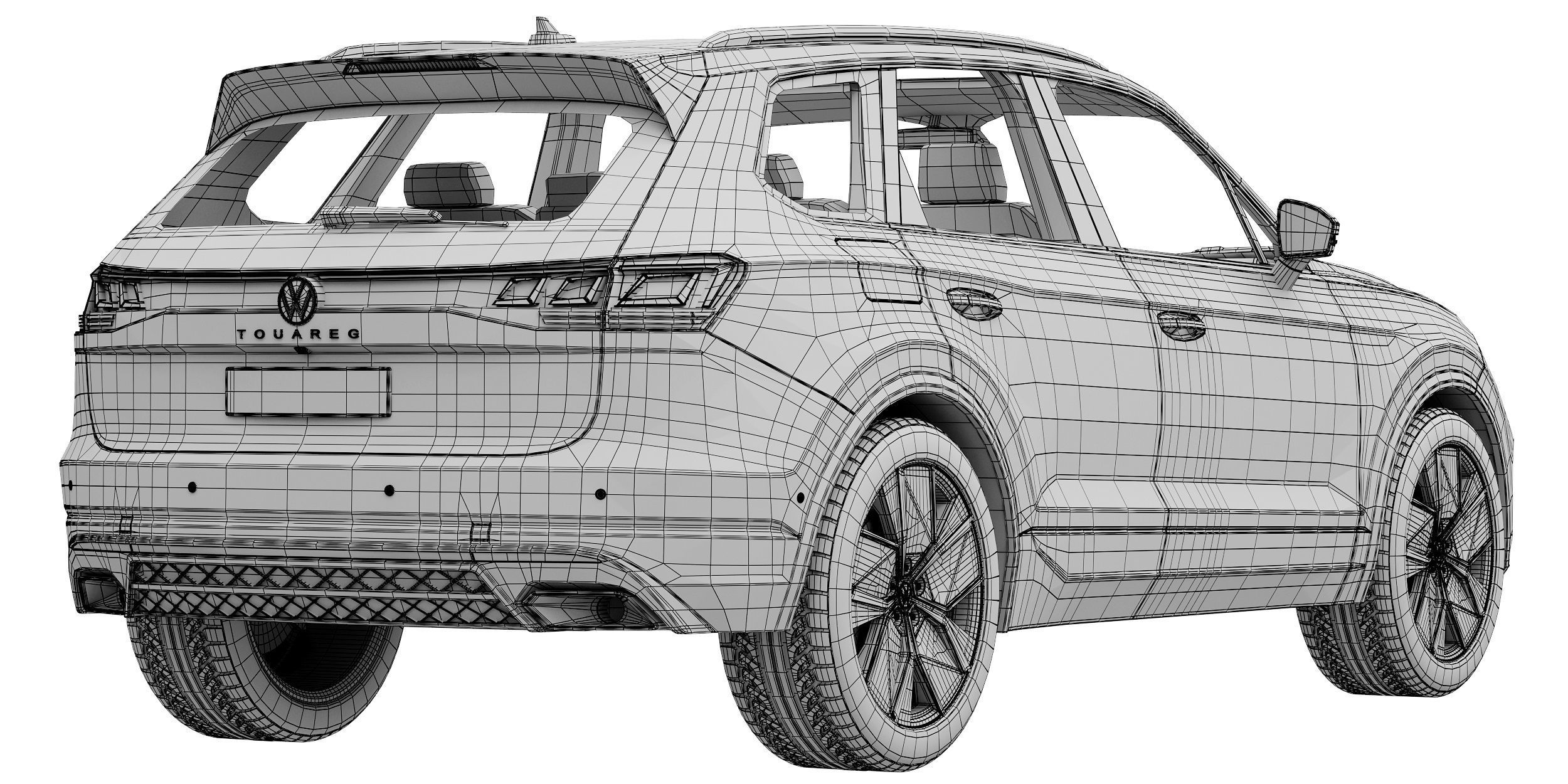 Volkswagen Touareg 2024 3D model_16
