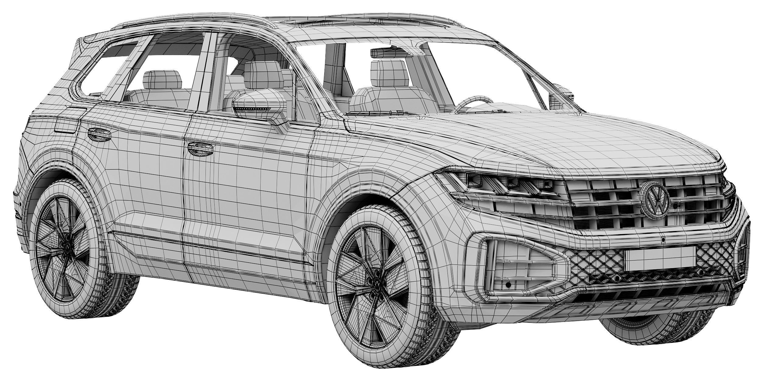 Volkswagen Touareg 2024 3D model_14