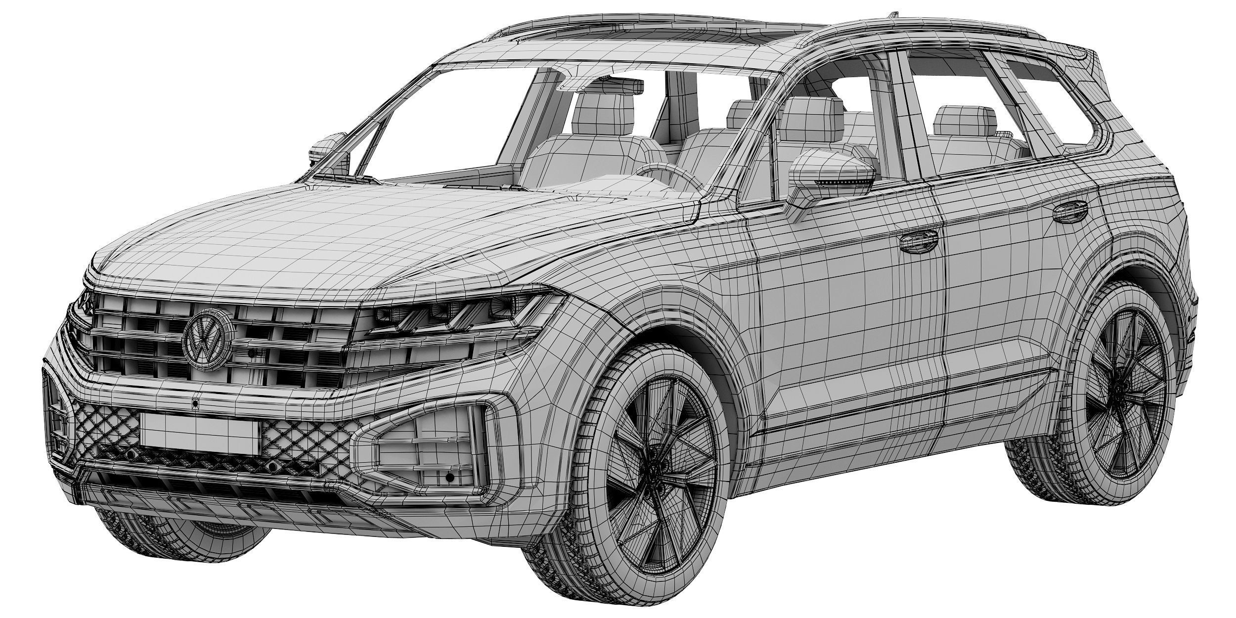 Volkswagen Touareg 2024 3D model_13