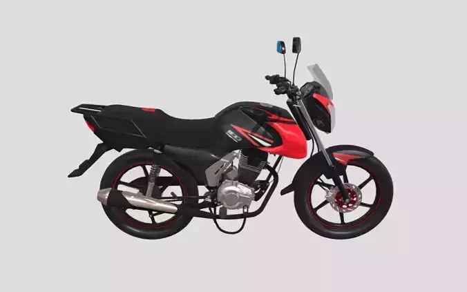 Motorbike - Motorcycle - red 