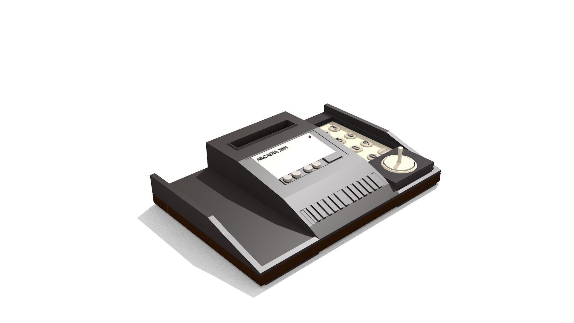 10 video game consoles  part 2 3D model_2