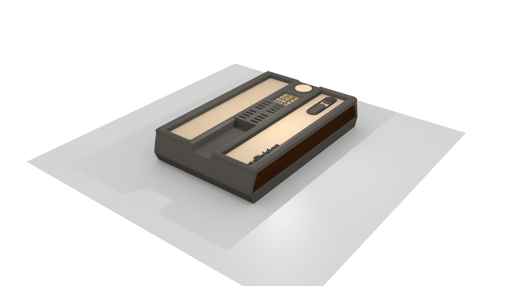 10 video game consoles  part 2 3D model_7