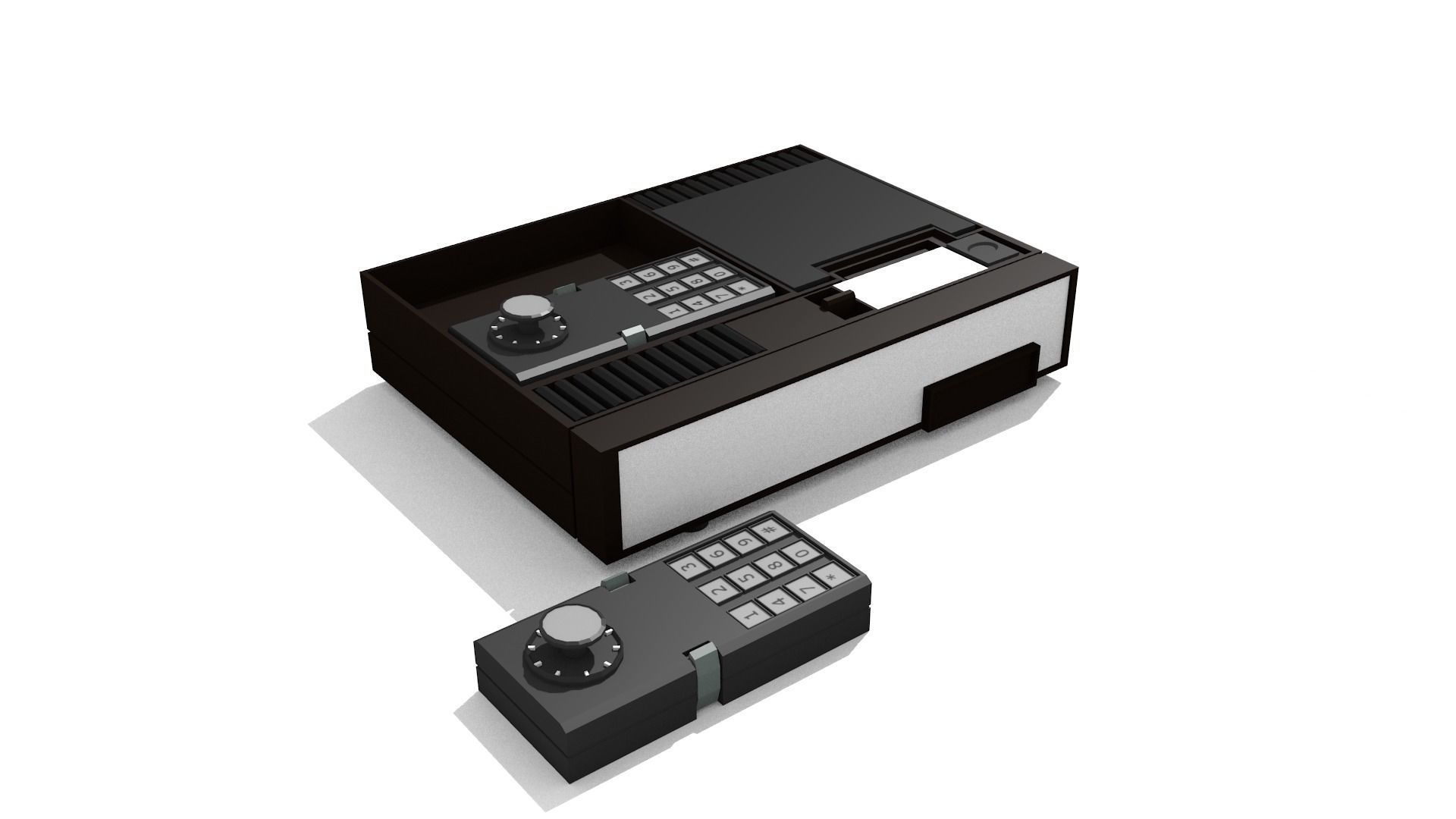 10 video game consoles  part 2 3D model_5