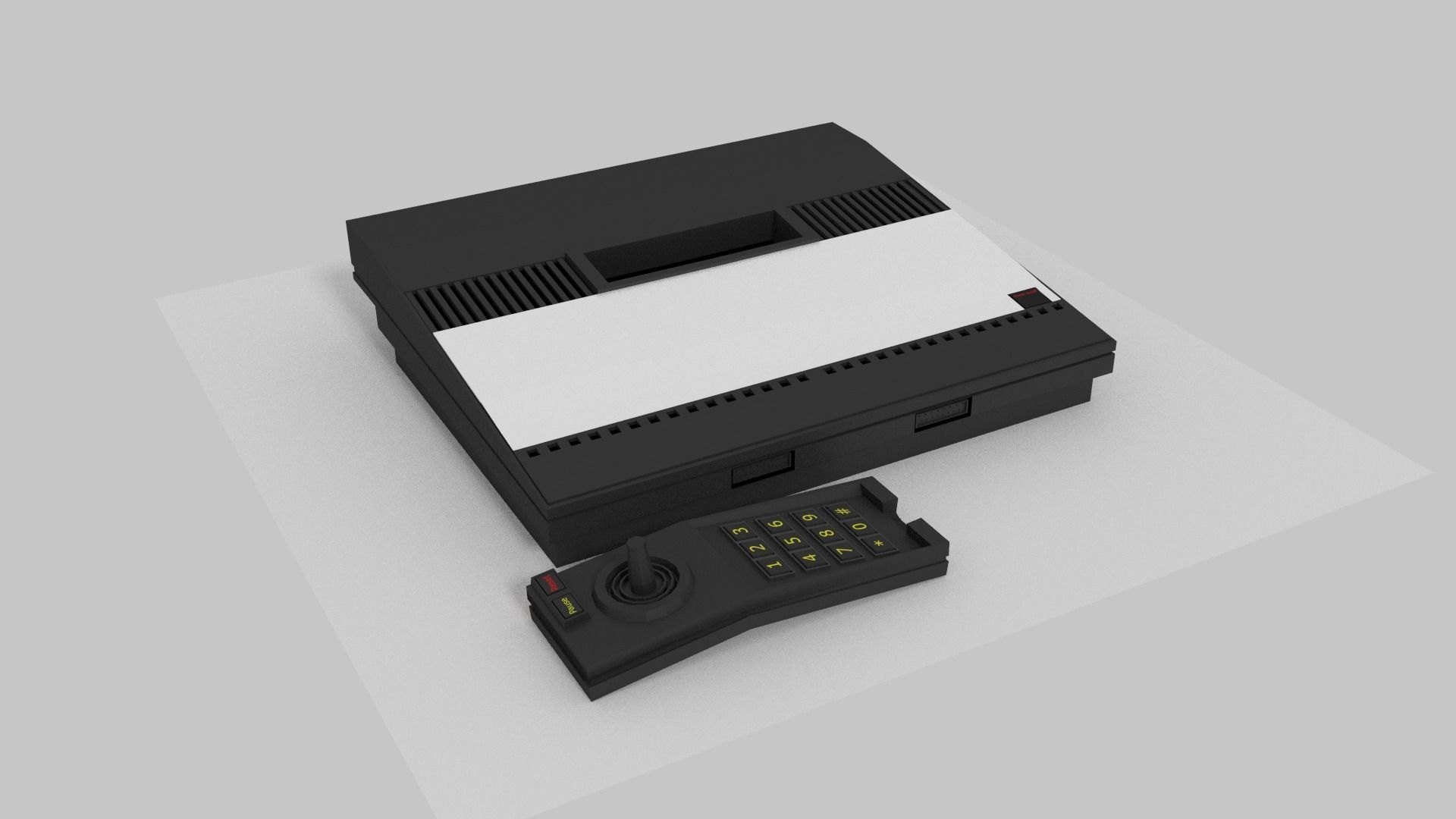 10 video game consoles  part 2 3D model_3