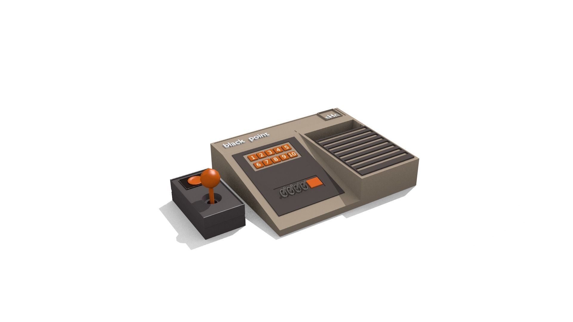 10 video game consoles  part 2 3D model_8