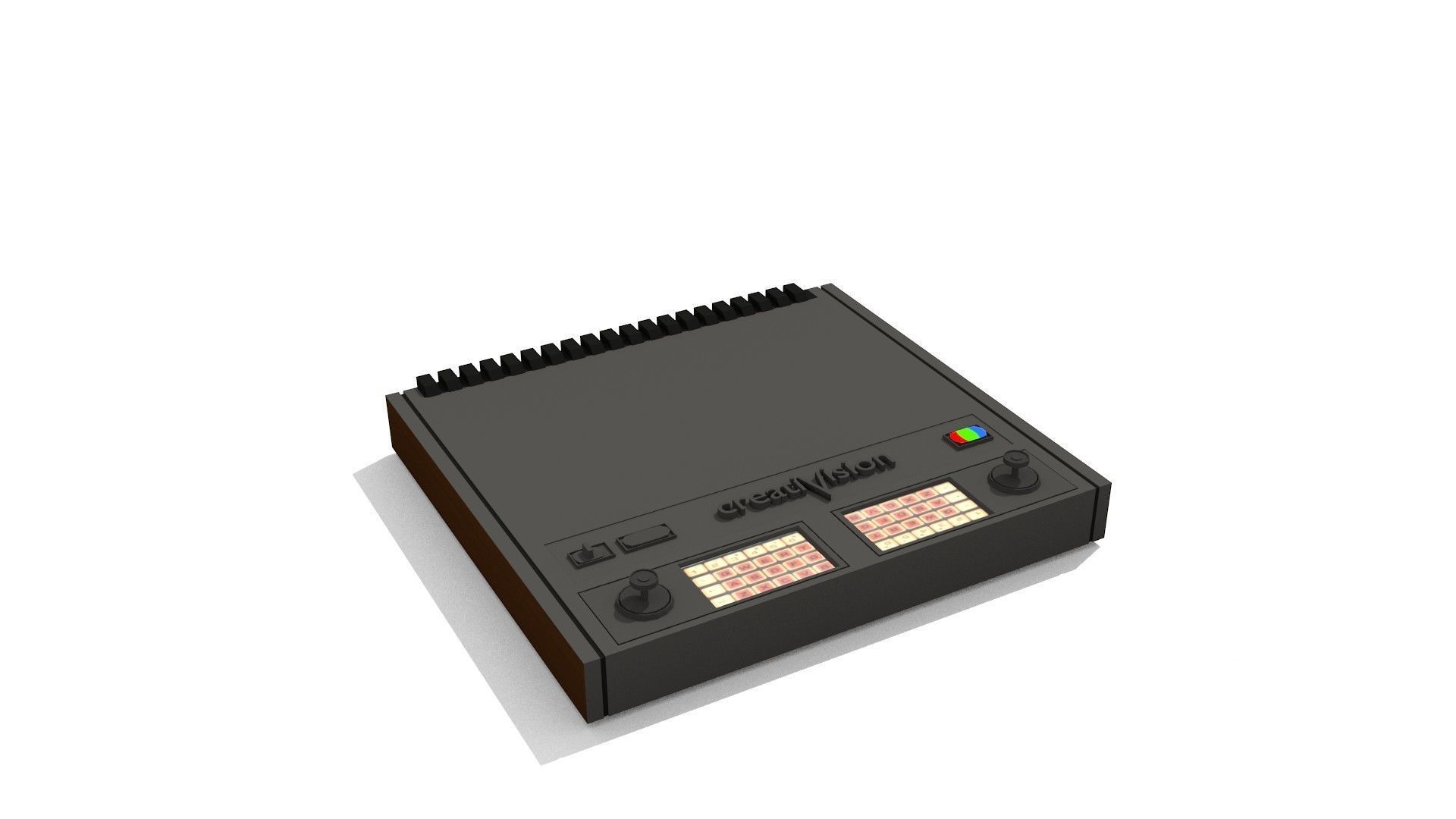 10 video game consoles  part 2 3D model_9