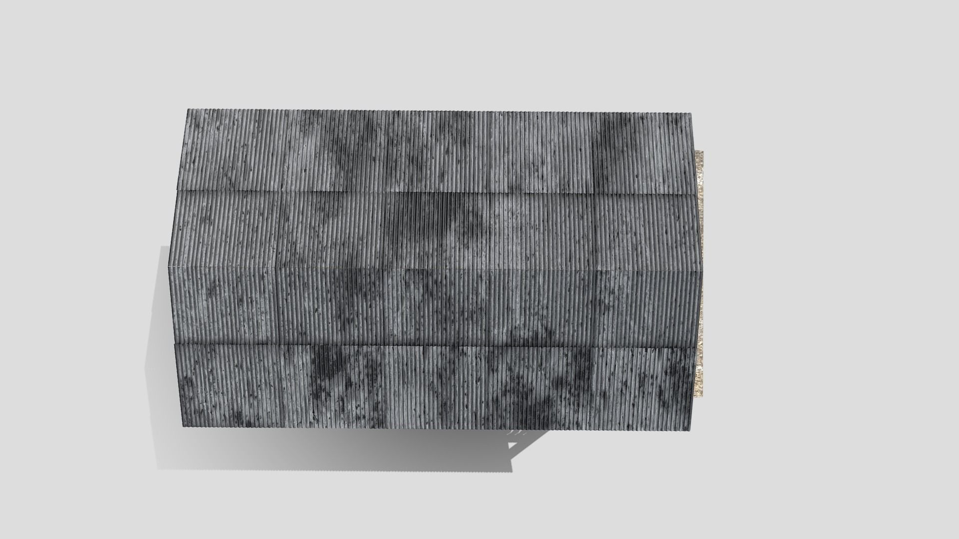 Simple House Low-poly 3D model_8