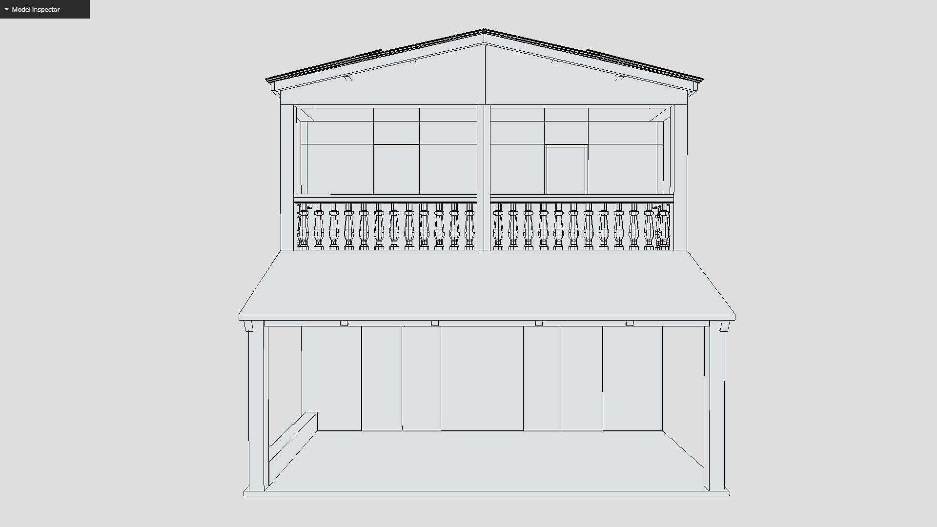 Simple House Low-poly 3D model_1