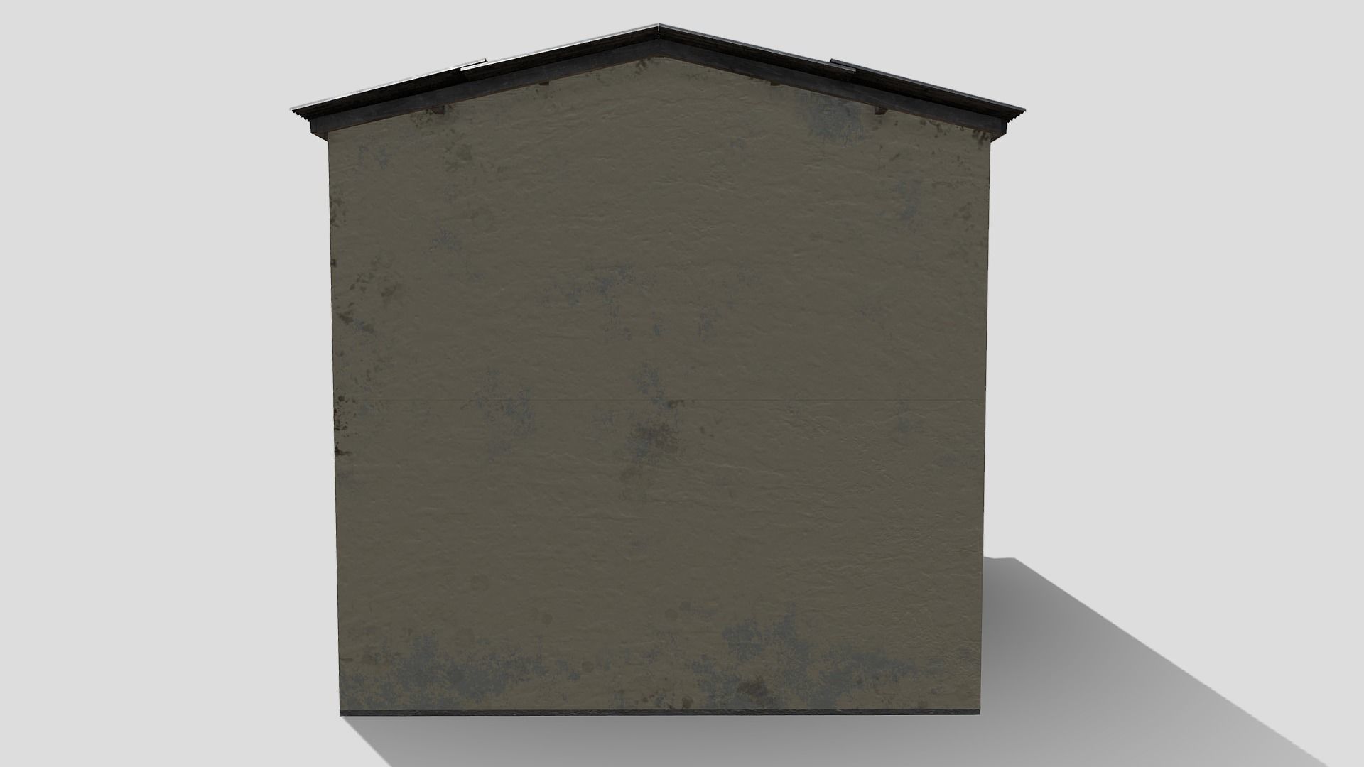 Simple House Low-poly 3D model_4