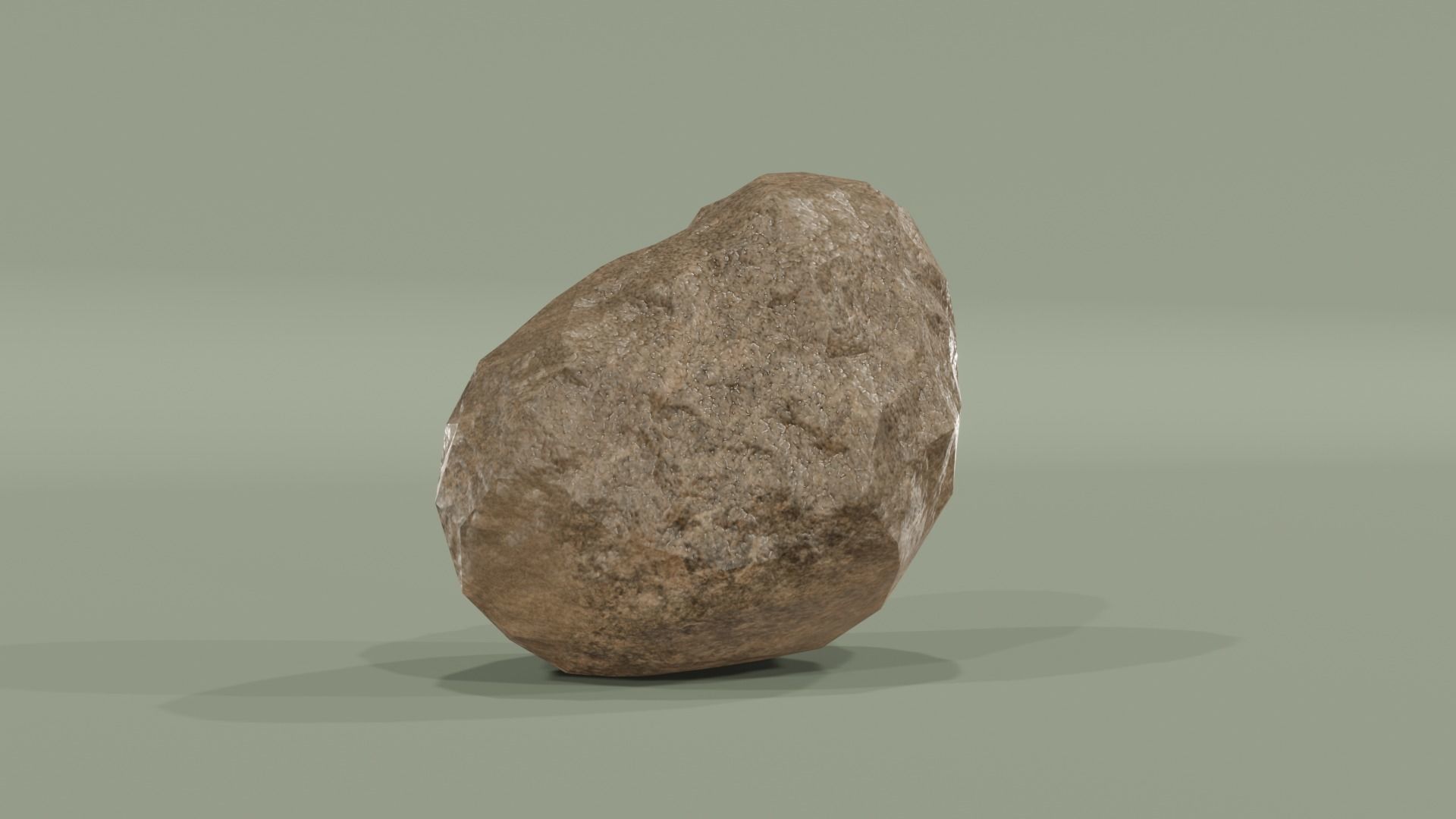 3D Game-Ready Rock Model Free low-poly 3D model_11