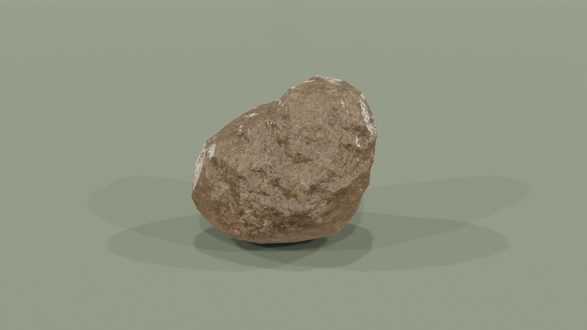 3D Game-Ready Rock Model Free low-poly 3D model_8