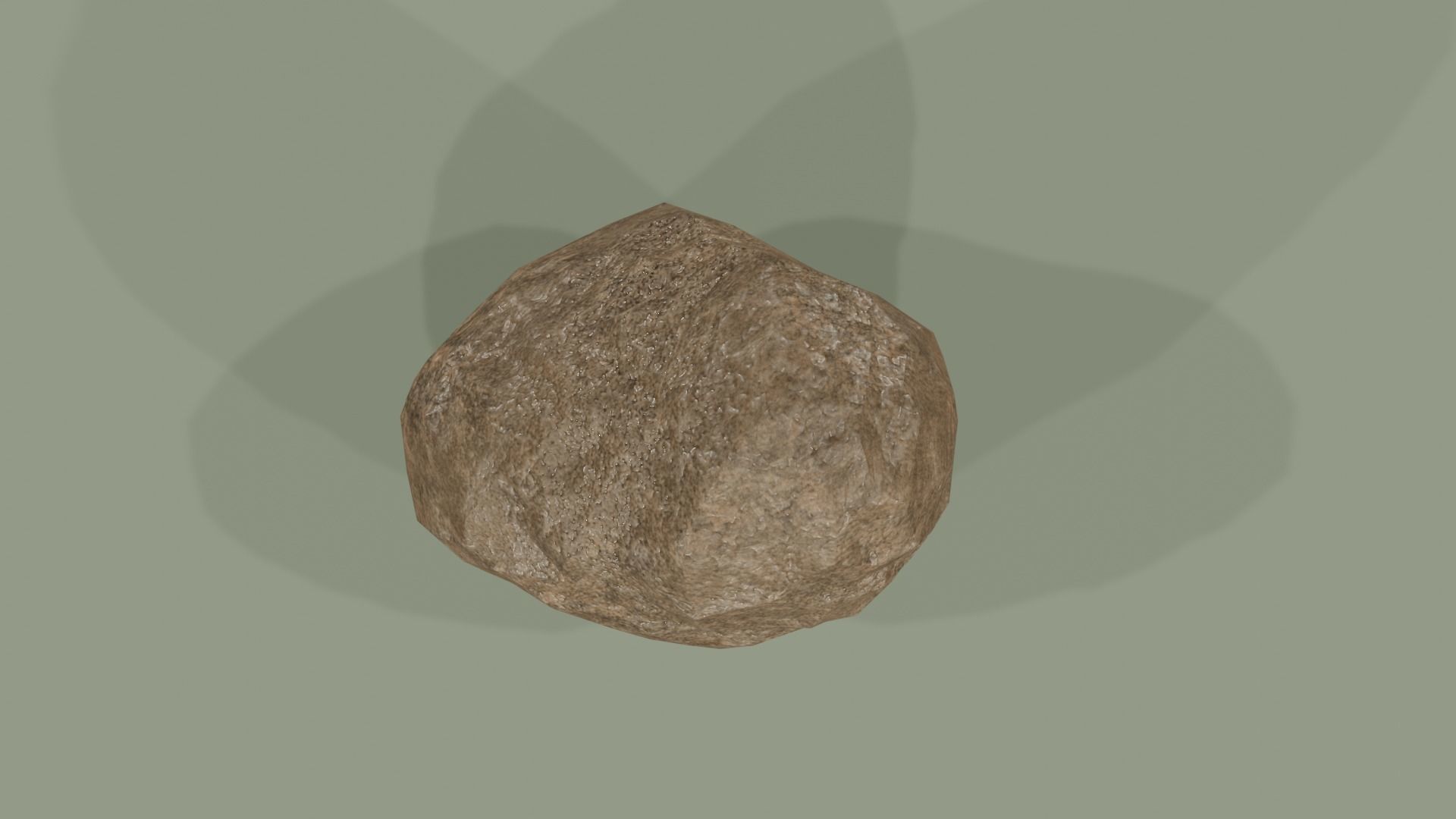 3D Game-Ready Rock Model Free low-poly 3D model_9