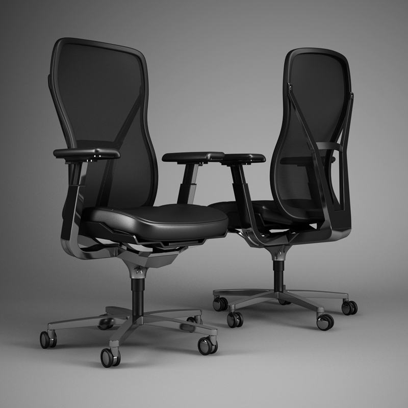 Office chair 3D model_1
