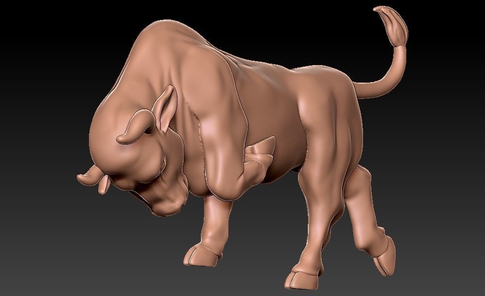 Bull 3D Printing  3D print model_3