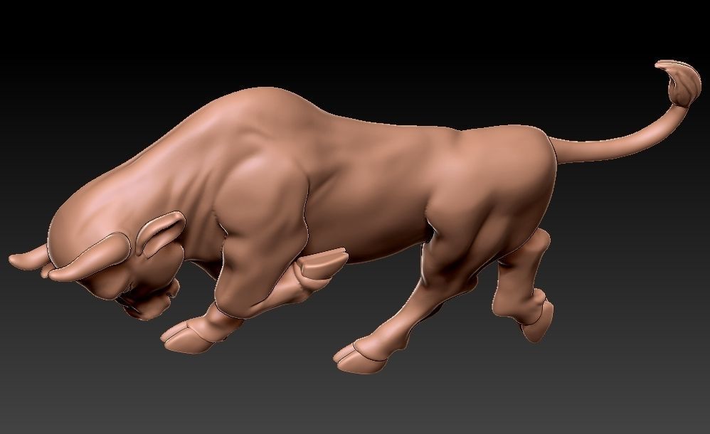 Bull 3D Printing  3D print model_5