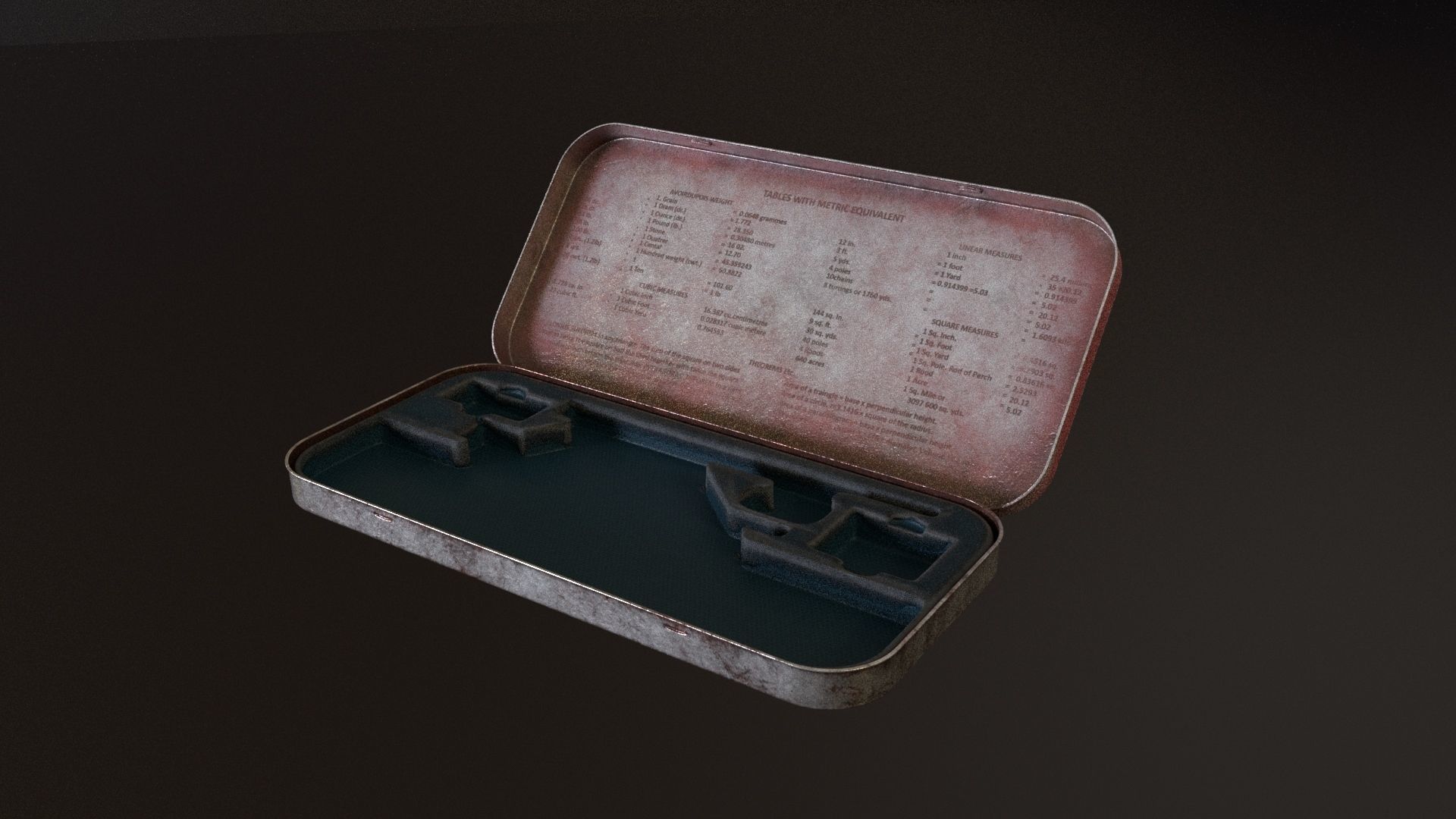 geometry compass box 3D model_3