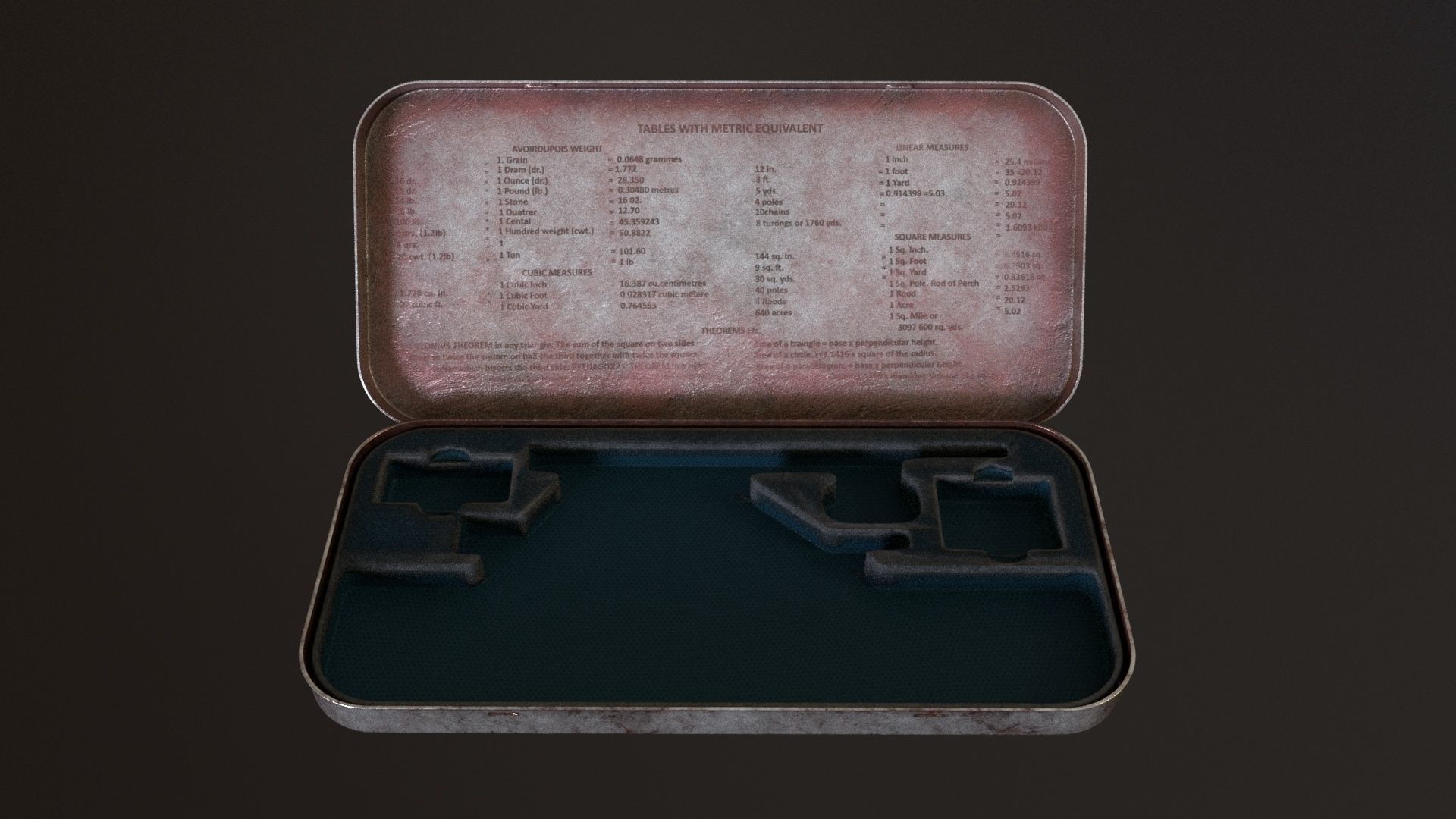 geometry compass box 3D model_4