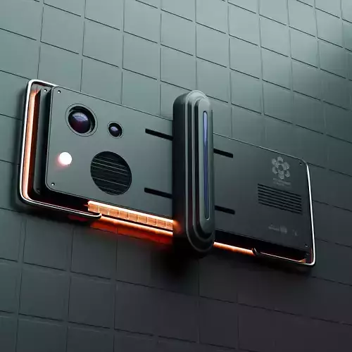 Baseline test Blade Runner 2049 concept computer 3D model