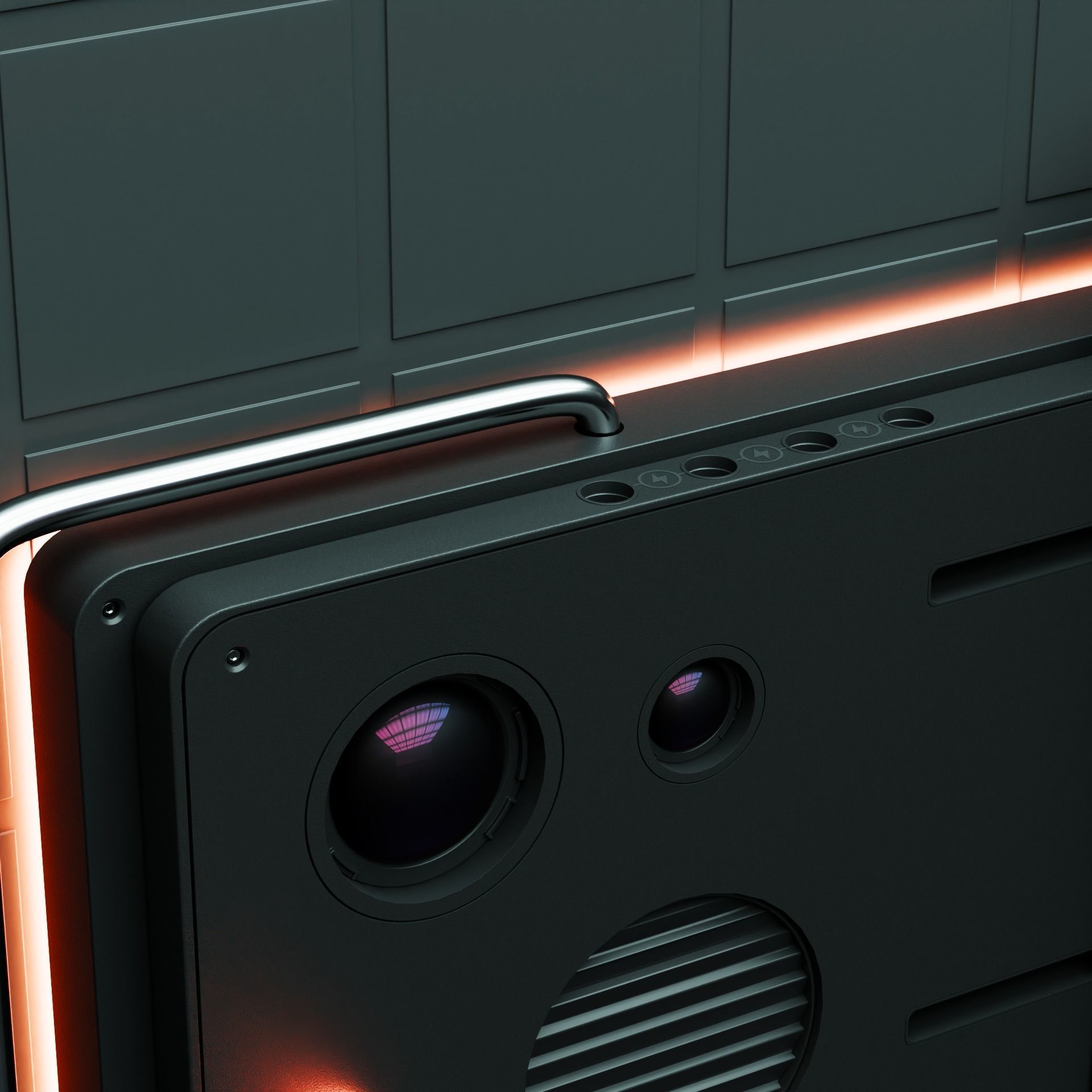 Baseline test Blade Runner 2049 concept computer 3D model_2