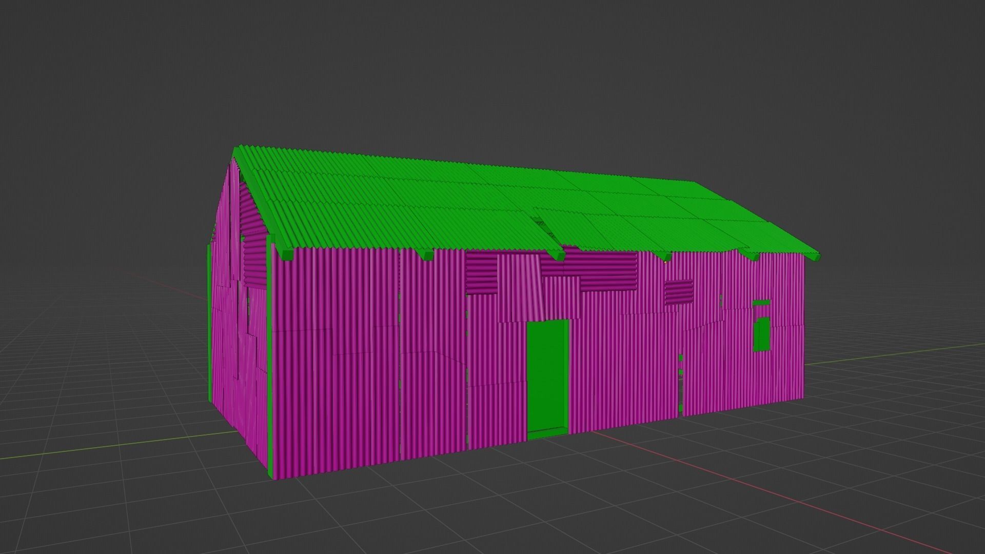 Rusty House 3D model_12