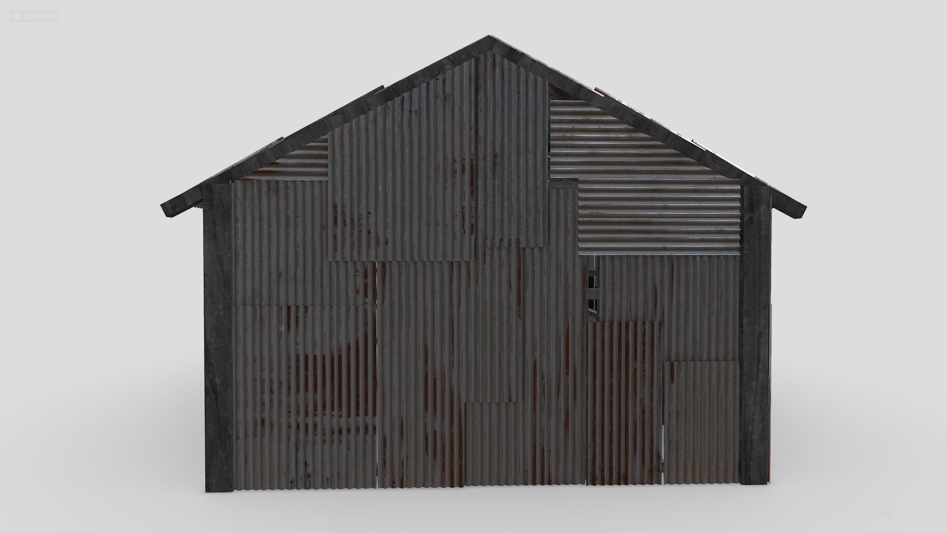 Rusty House 3D model_6