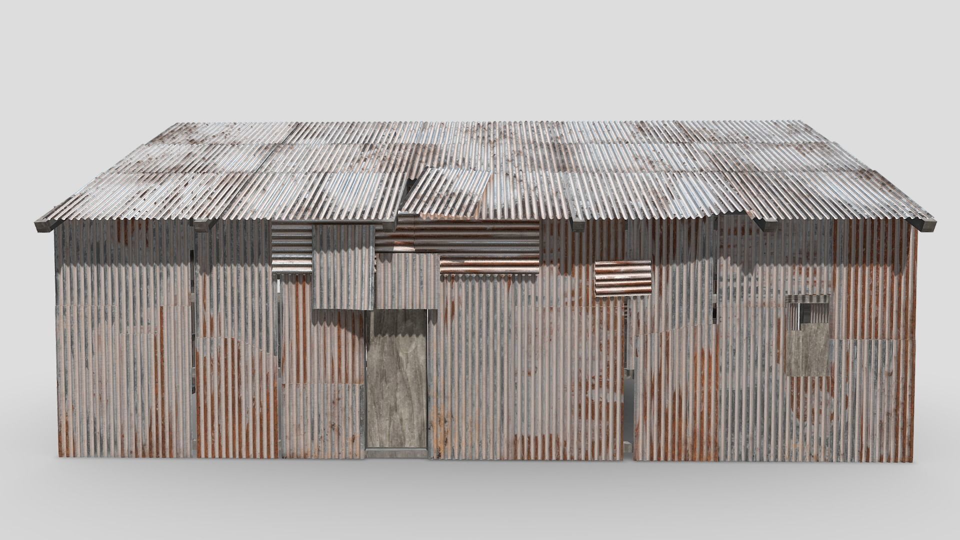 Rusty House 3D model_10
