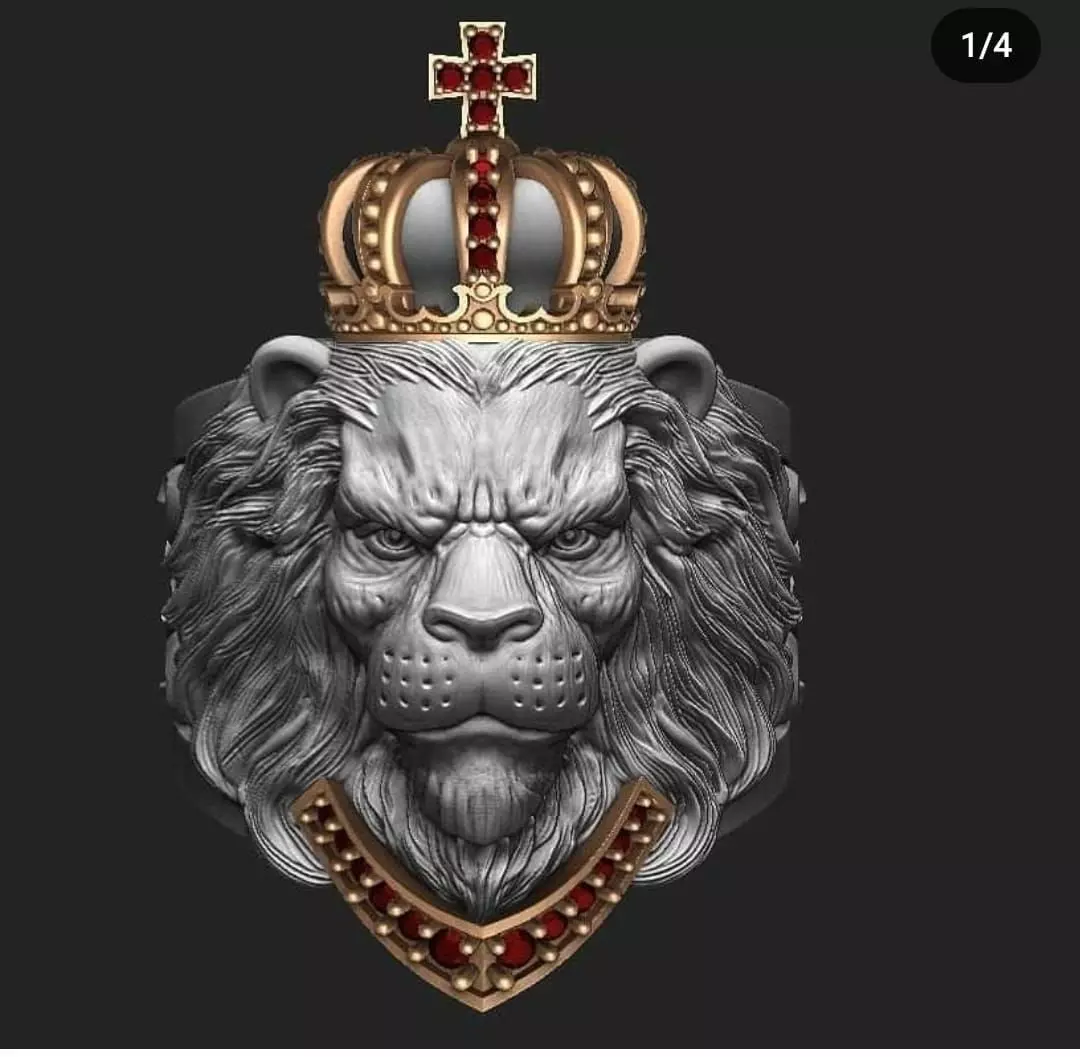 King Lion  3D print model_0