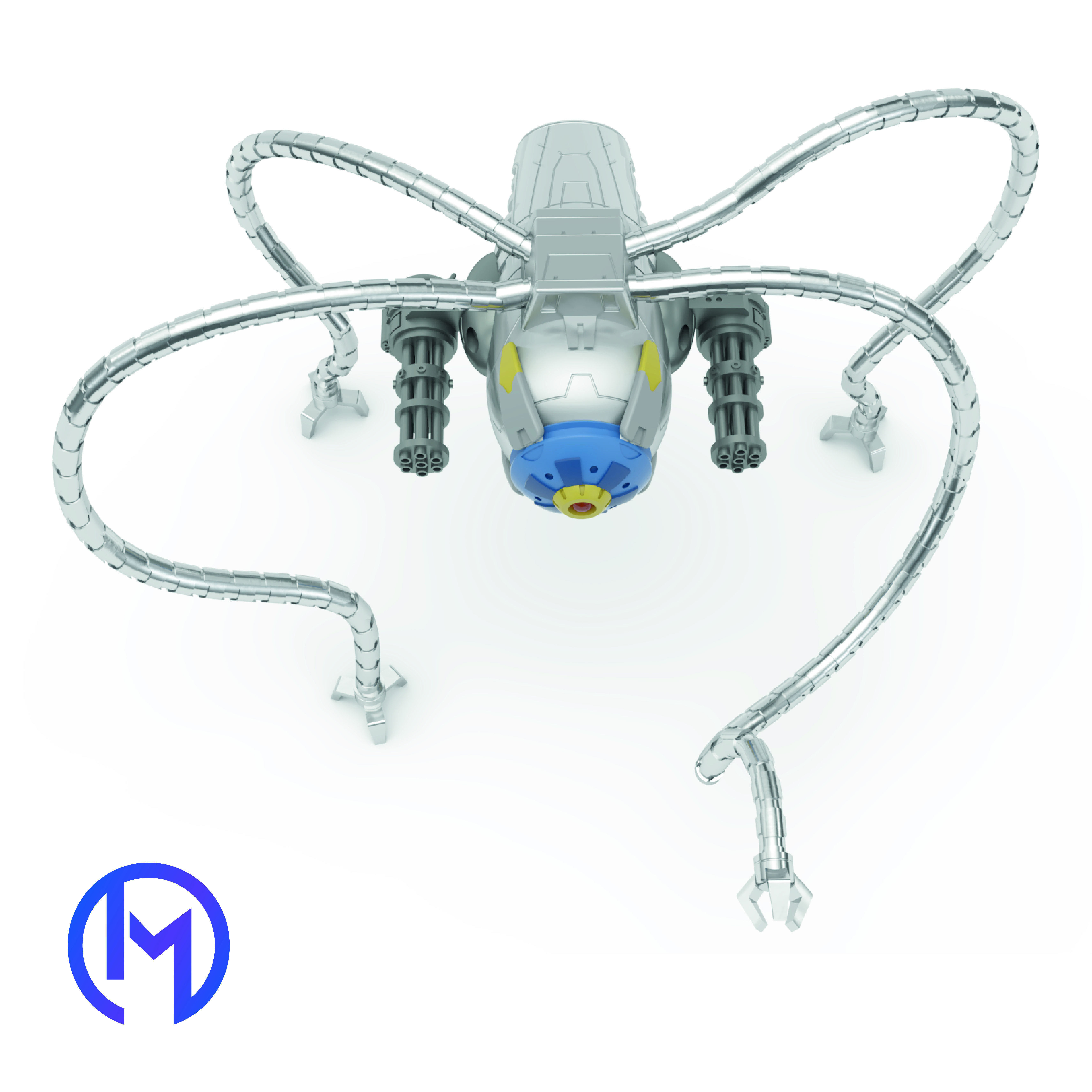 OCTOBOT 3D print model_5