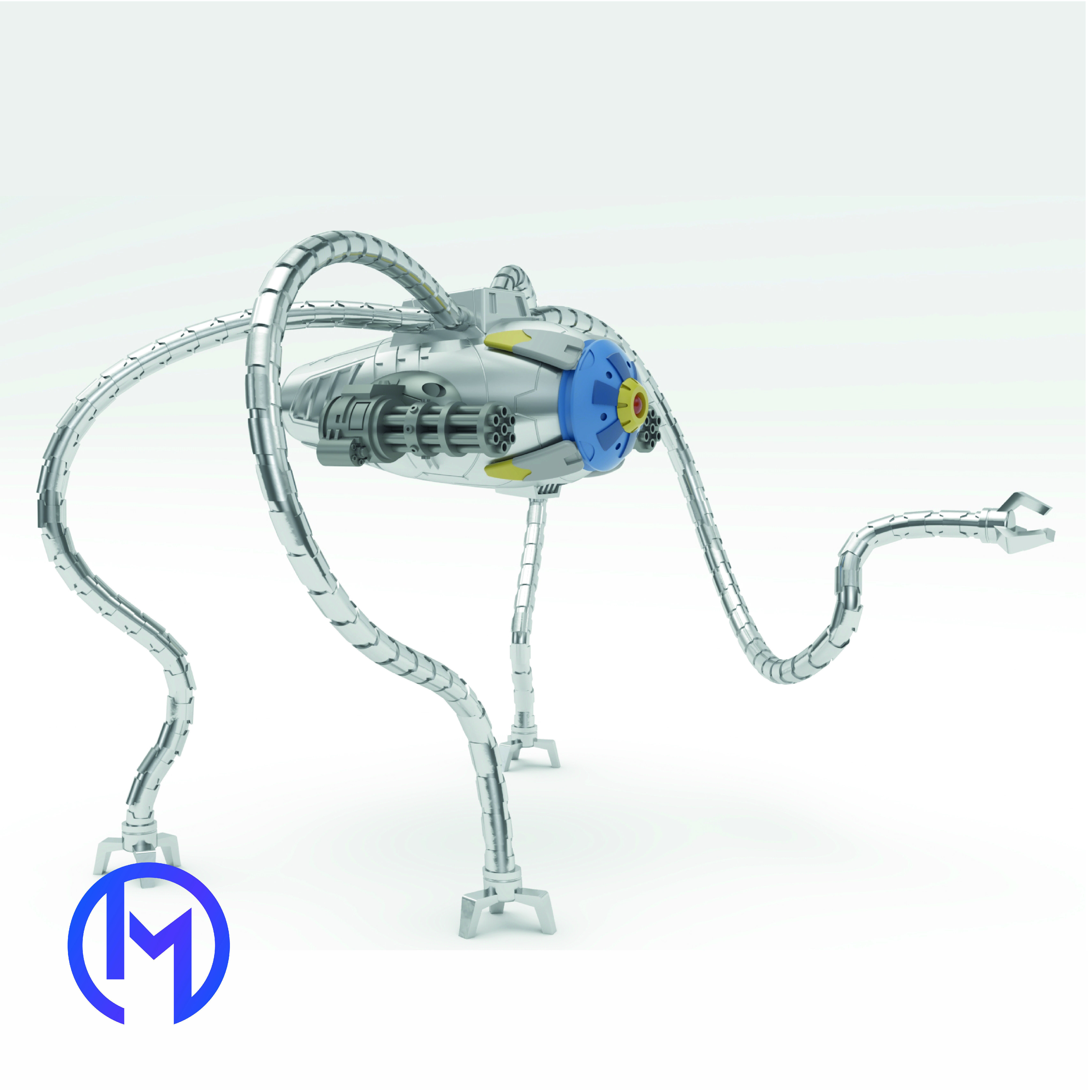 OCTOBOT 3D print model_1