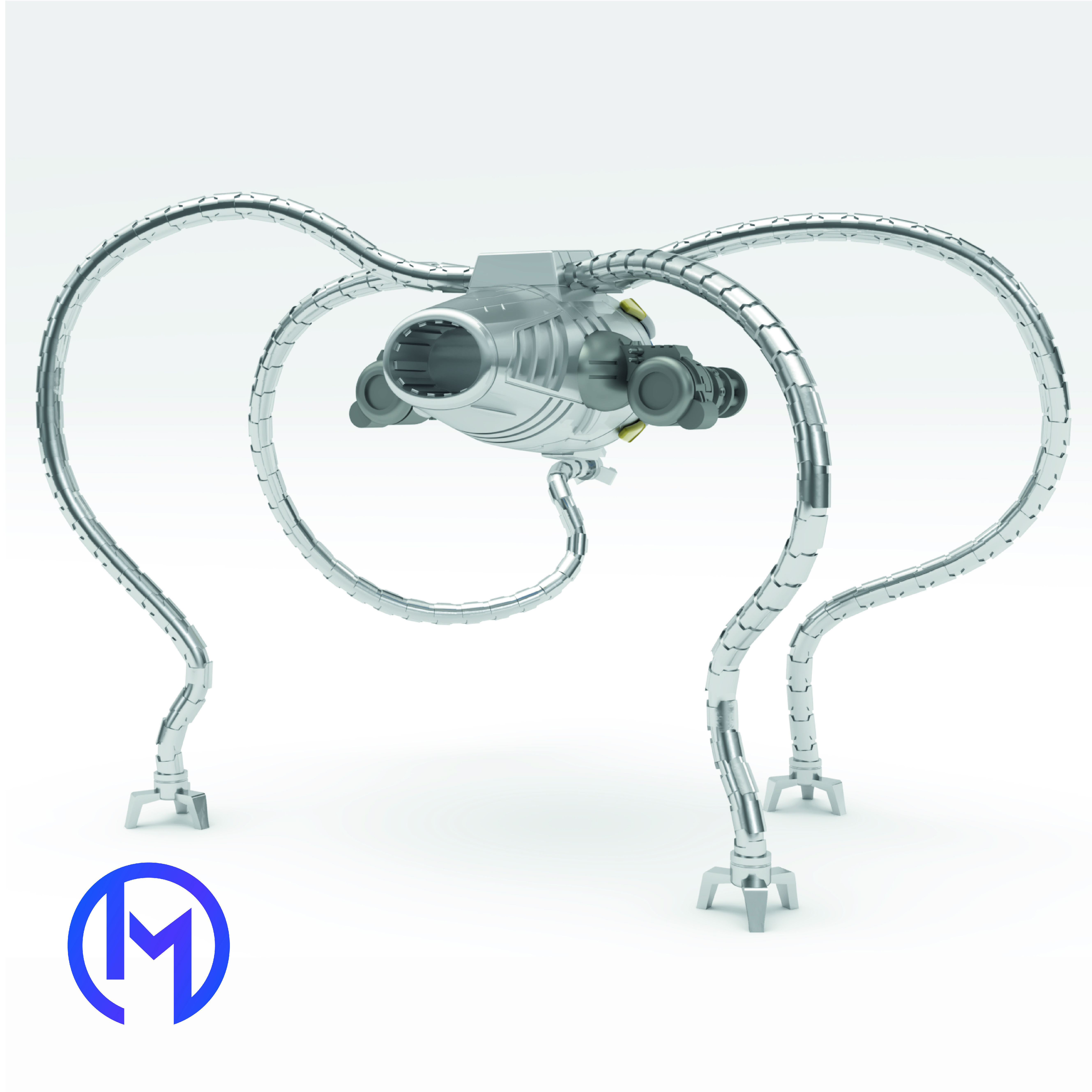 OCTOBOT 3D print model_4